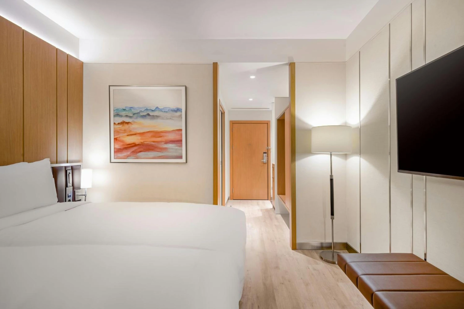 Chambre disponible pour un séminaire d'entreprise à AC Hotel by Marriott Saint-Julien-en-Genevois - Saint-Julien-en-Genevois