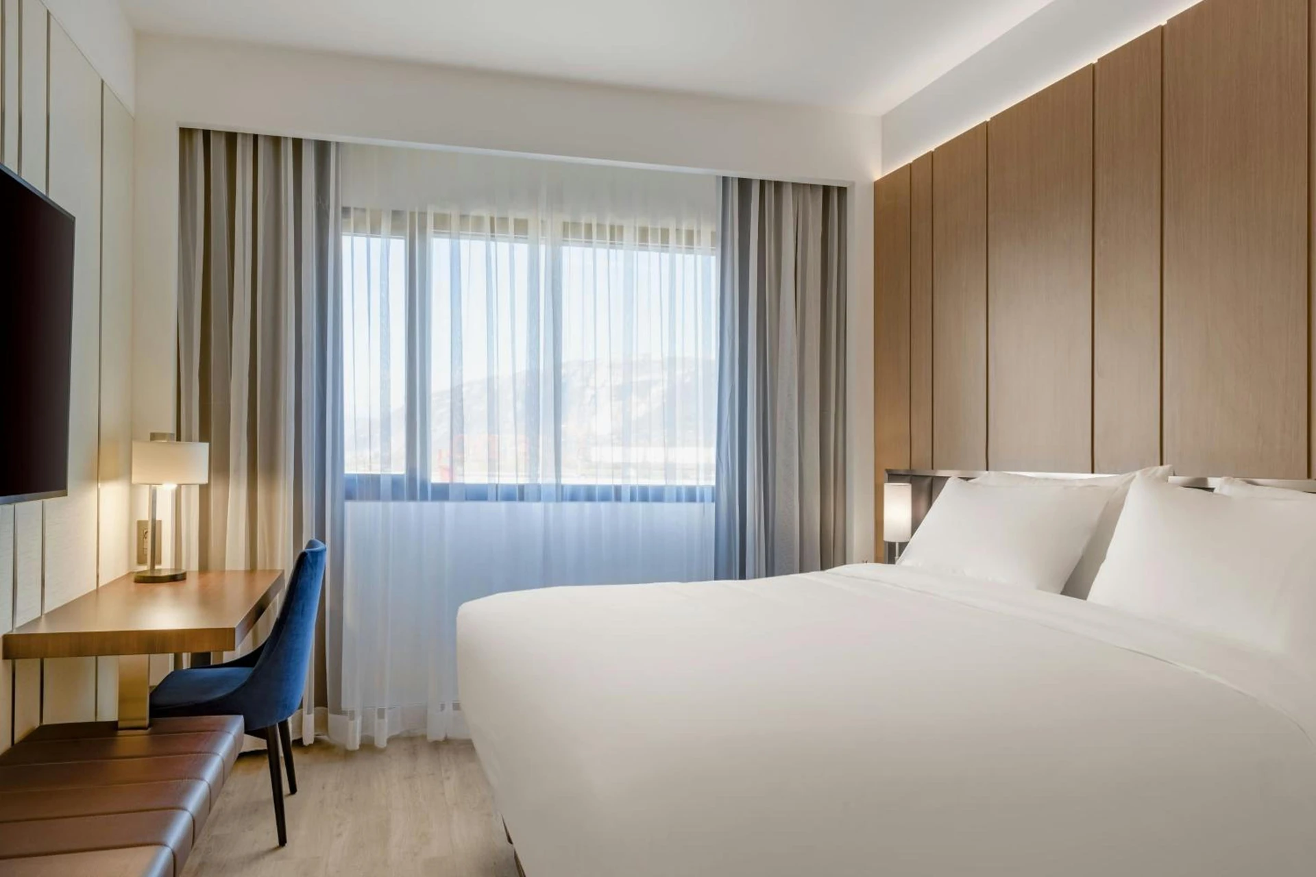 Chambre disponible pour un séminaire d'entreprise à AC Hotel by Marriott Saint-Julien-en-Genevois - Saint-Julien-en-Genevois