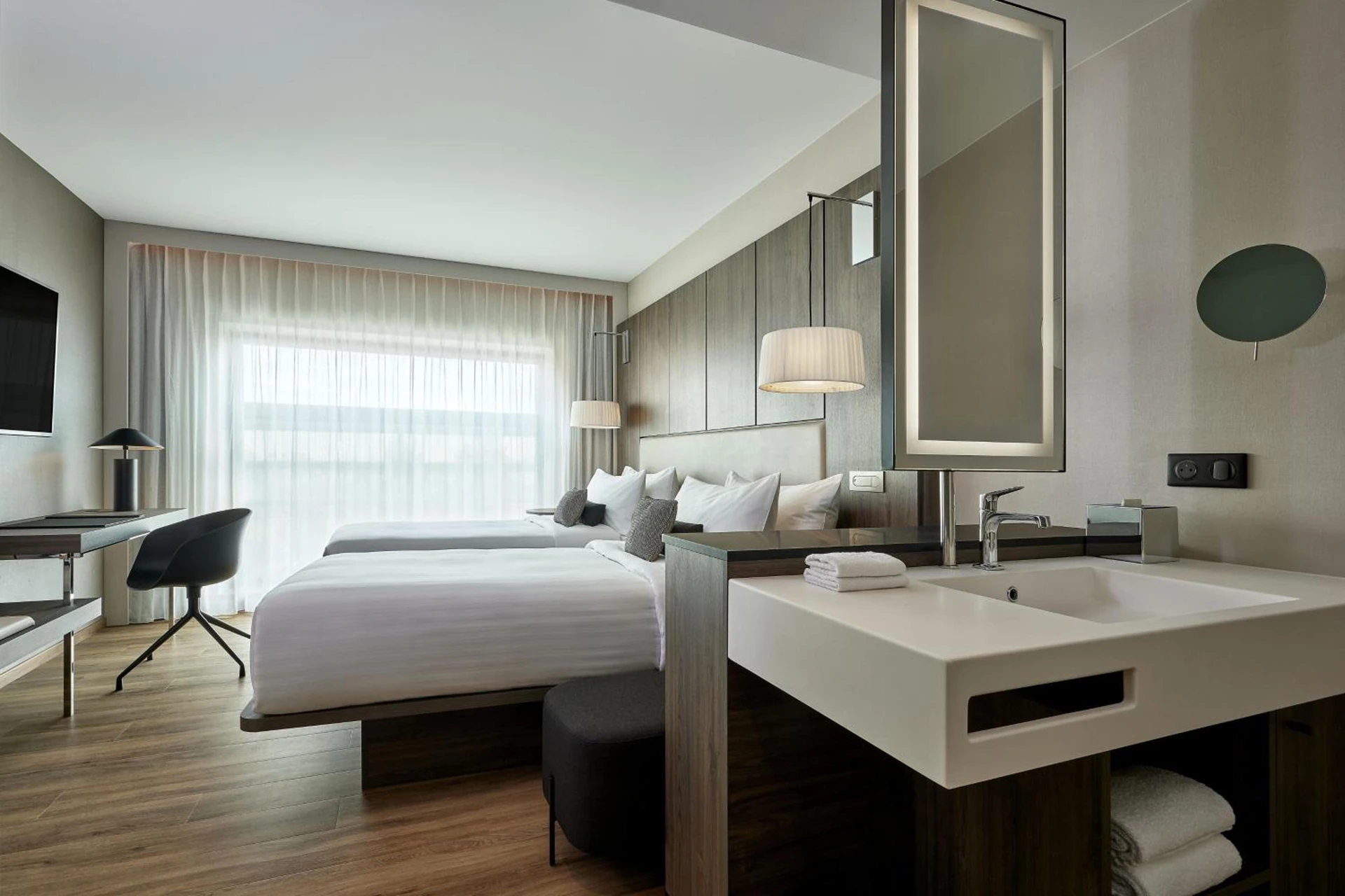Chambre disponible pour un séminaire d'entreprise à AC Hotel by Marriott Strasbourg - Strasbourg