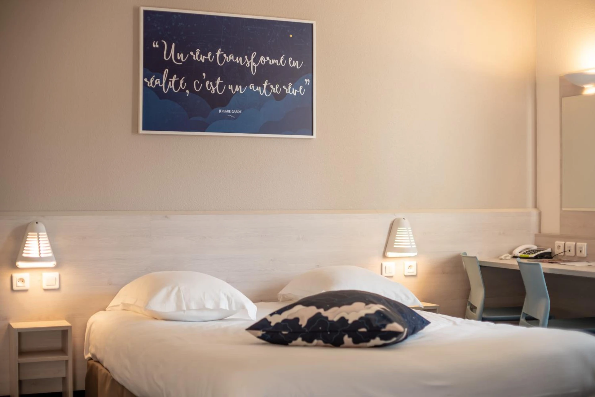 Chambre disponible pour un séminaire d'entreprise à ACE Hôtel Thionville - Porte du Luxembourg - Thionville