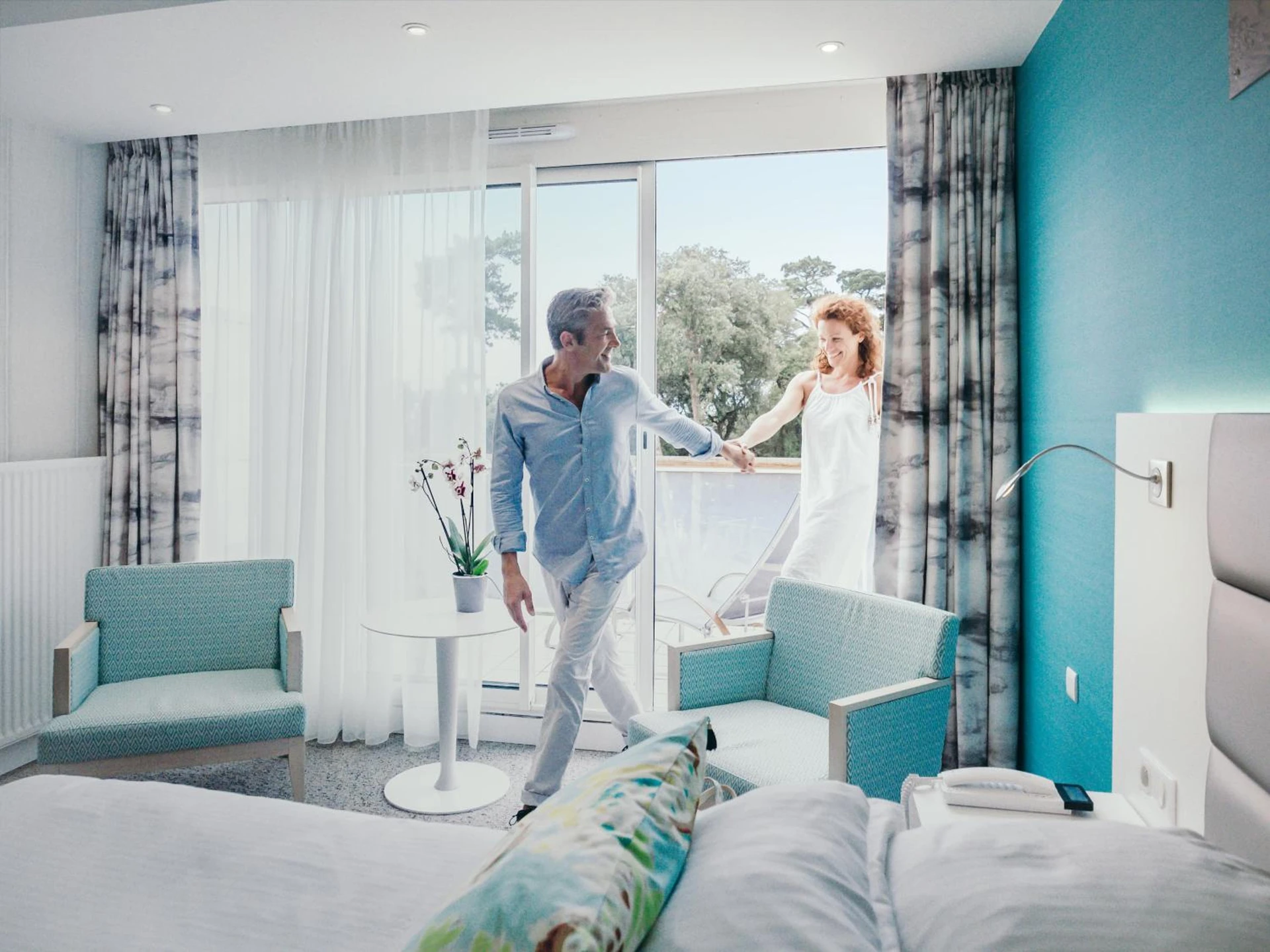 Chambre disponible pour un séminaire d'entreprise à Alliance Pornic Hôtel Thalasso & Spa - Pornic