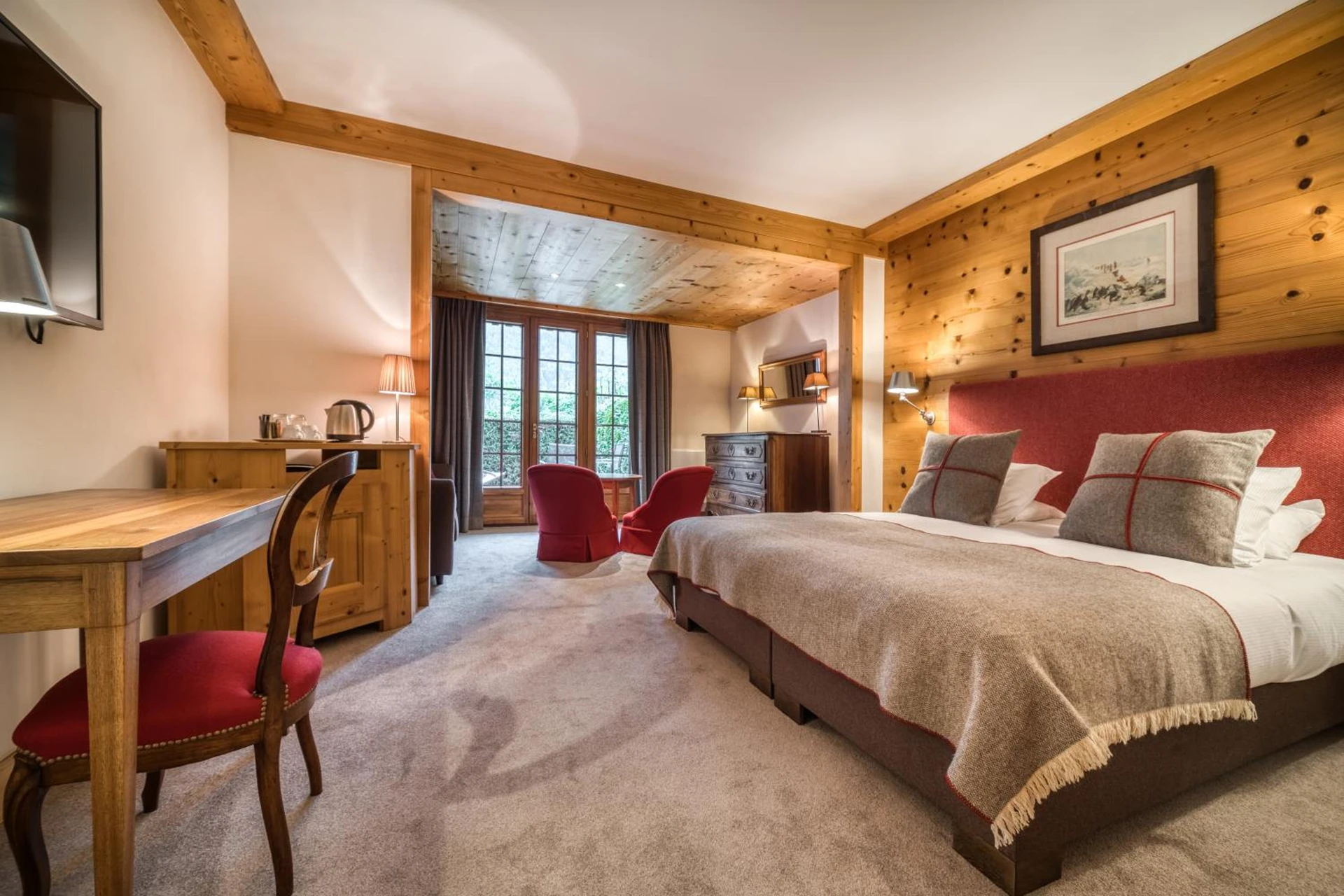 Chambre disponible pour un séminaire d'entreprise à Auberge du Bois Prin - Chamonix-Mont-Blanc