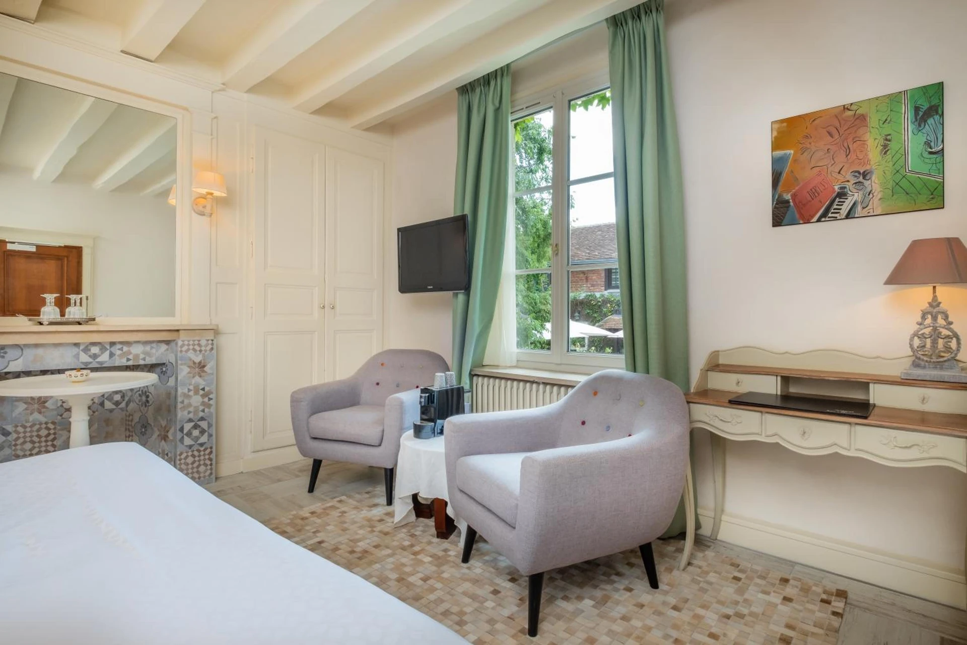 Chambre disponible pour un séminaire d'entreprise à Auberge du Bon Laboureur Chenonceaux - Chenonceaux