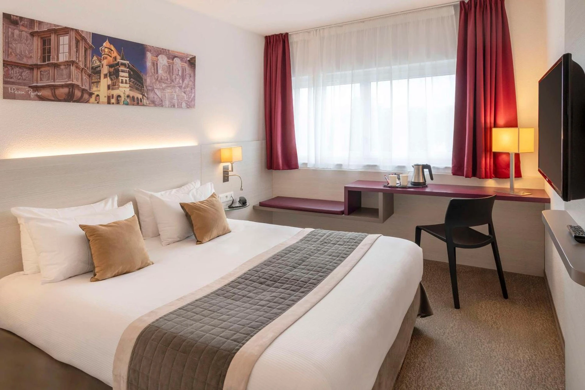 Chambre disponible pour un séminaire d'entreprise à Best Western Colmar Expo - Colmar