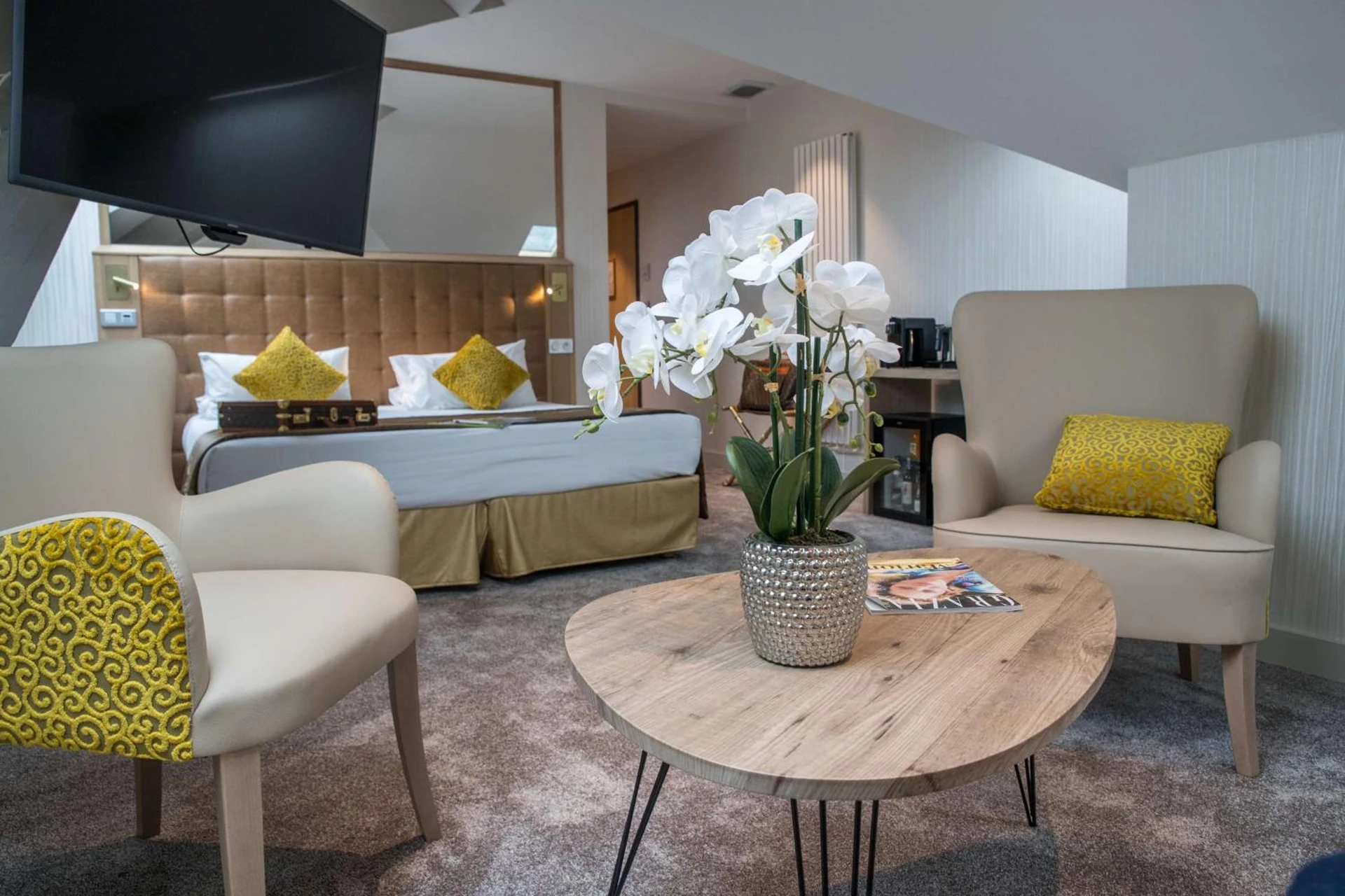 Chambre disponible pour un séminaire d'entreprise à Best Western Beauséjour - Lourdes