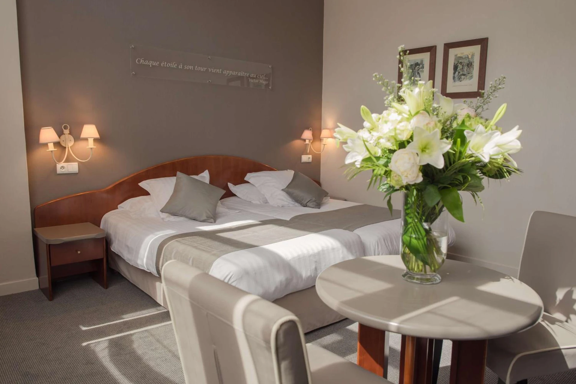Chambre disponible pour un séminaire d'entreprise à Best Western Hôtel Hermitage - Montreuil-sur-Mer