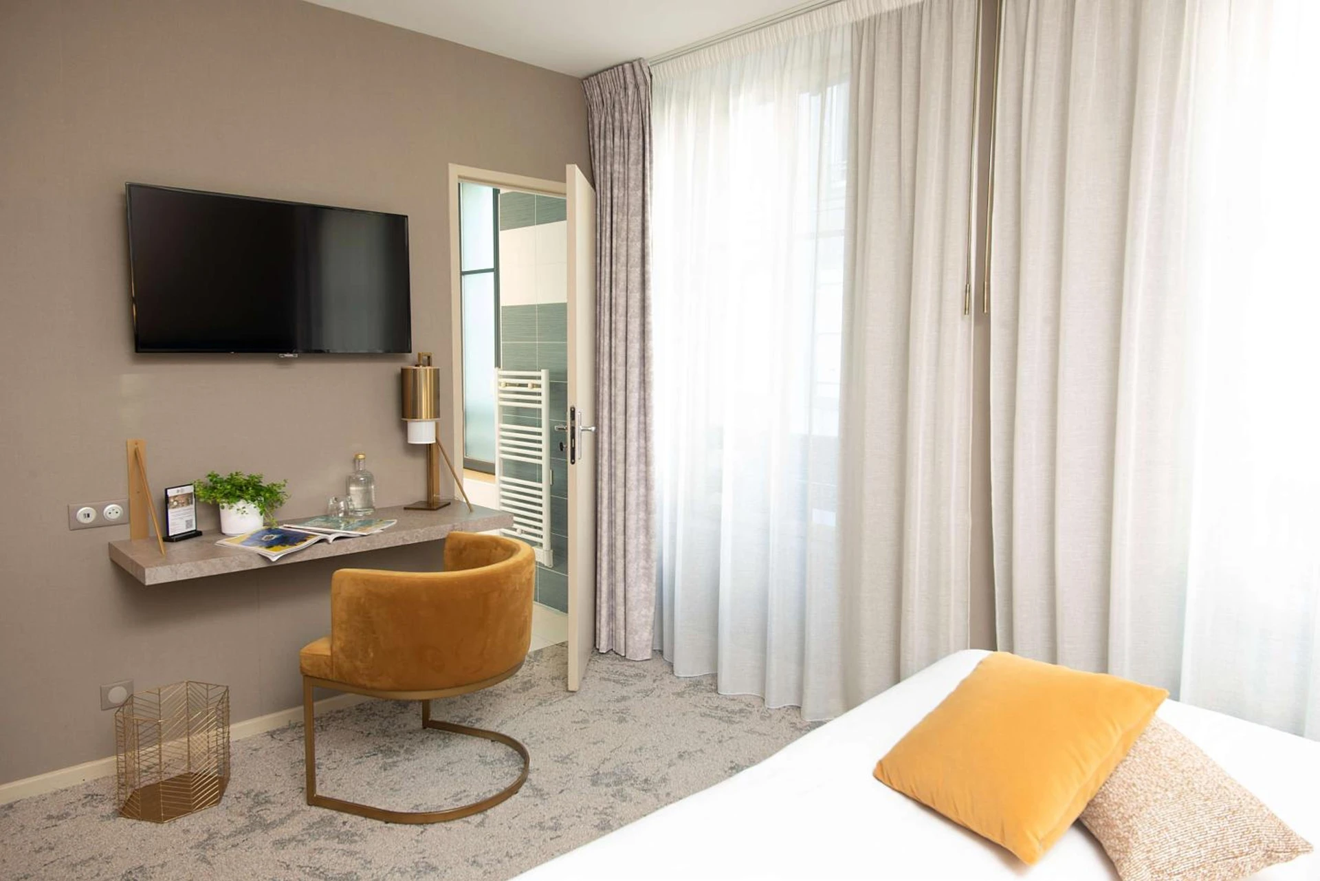 Chambre disponible pour un séminaire d'entreprise à Best Western Plus Hotel Kregenn - Quimper