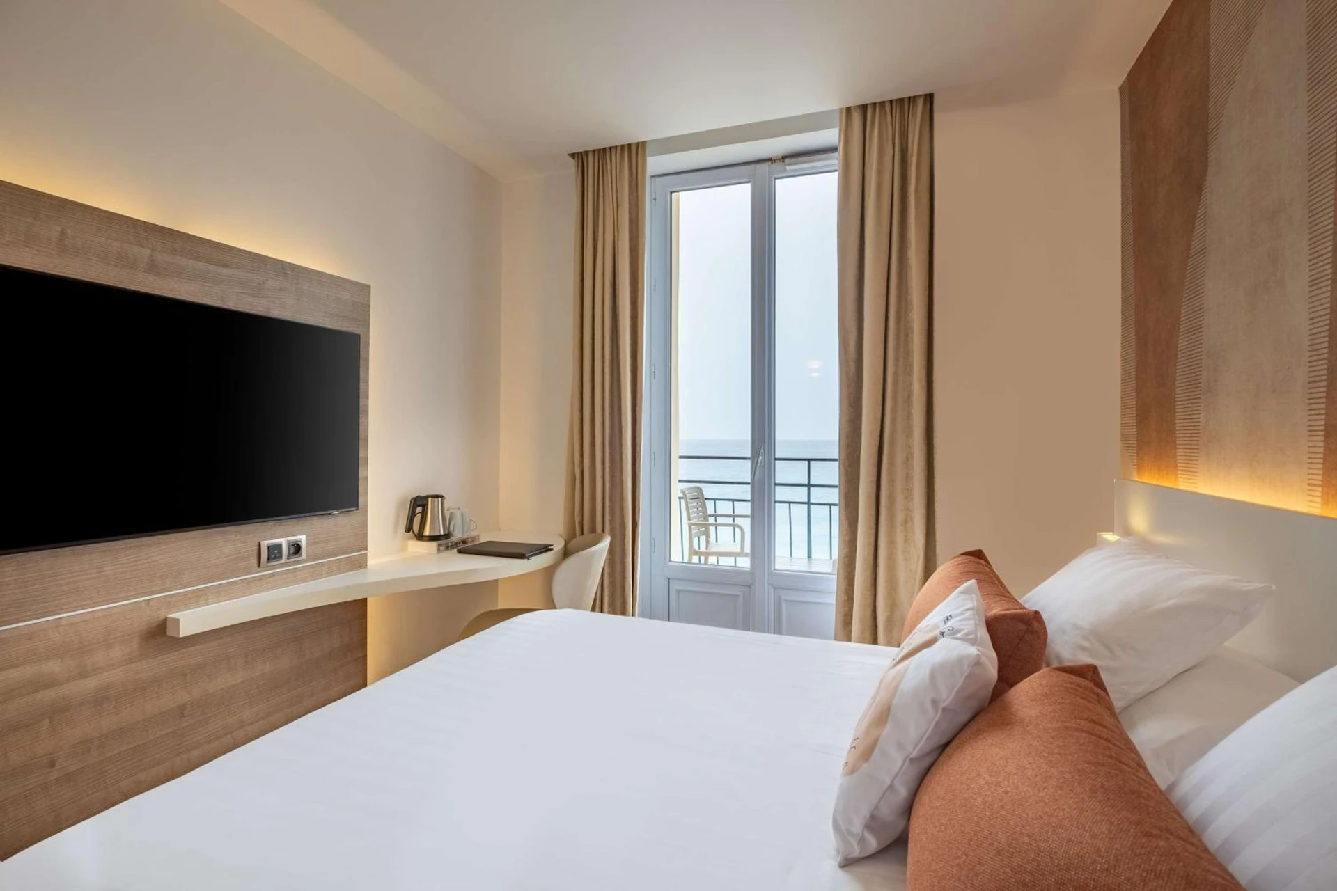 Chambre disponible pour un séminaire d'entreprise à Best Western Premier Hotel Prince de Galles - Menton