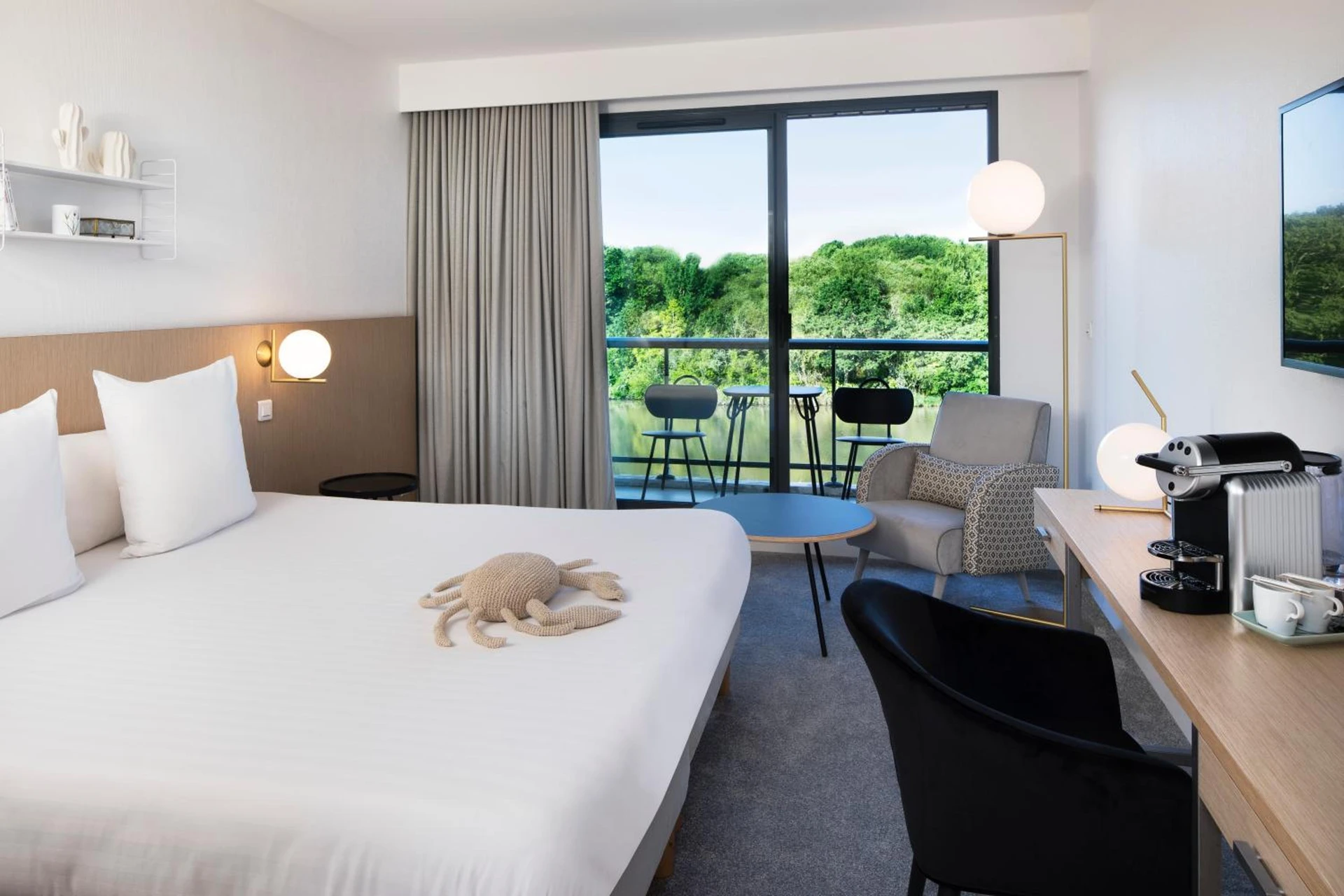 Chambre disponible pour un séminaire d'entreprise à Best Western Plus Hotel les Rives du Ter - Larmor-Plage
