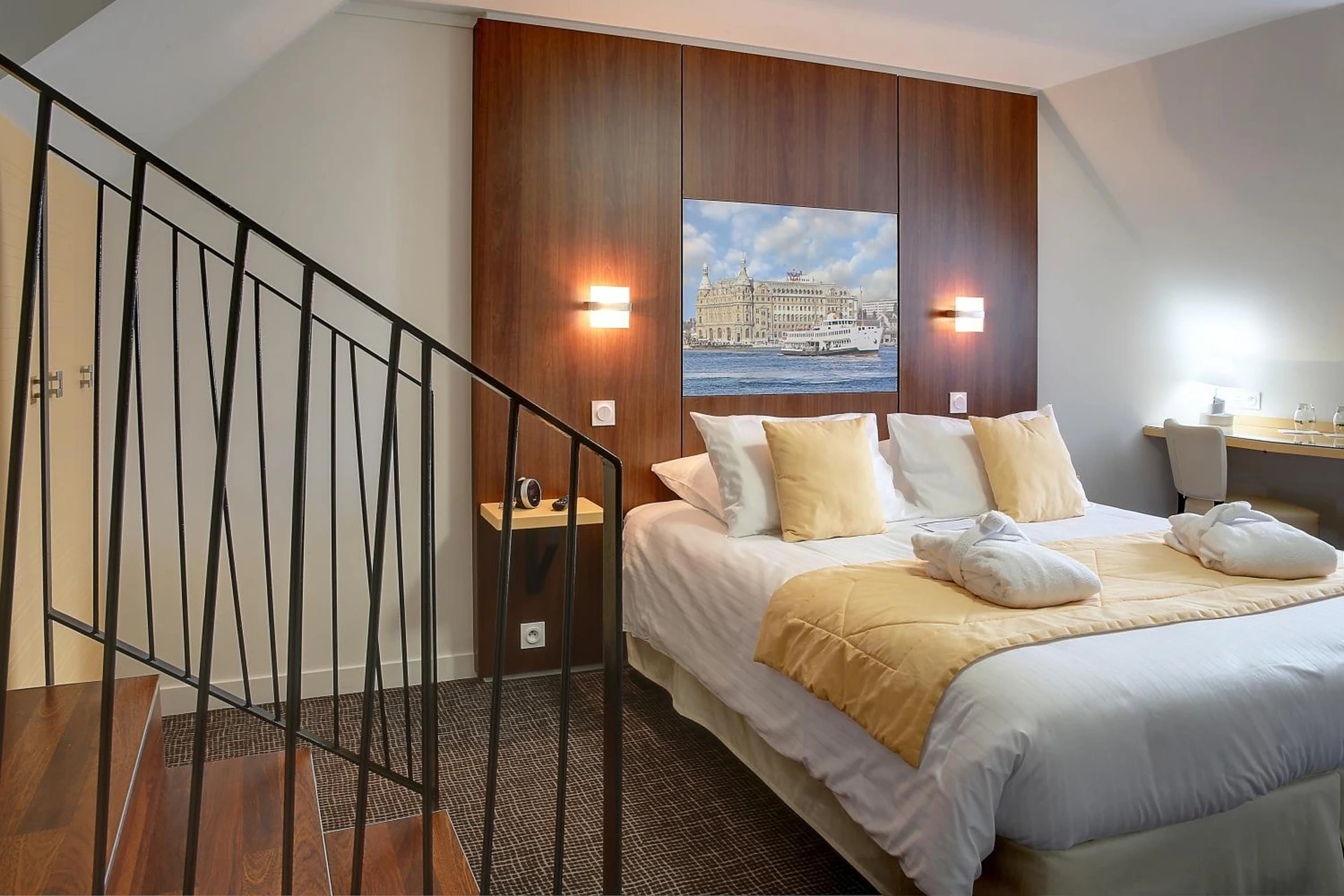 Magnifique chambre pour un séminaire d'entreprise à Best Western Plus Les Terrasses de Bréhat - Bordeaux