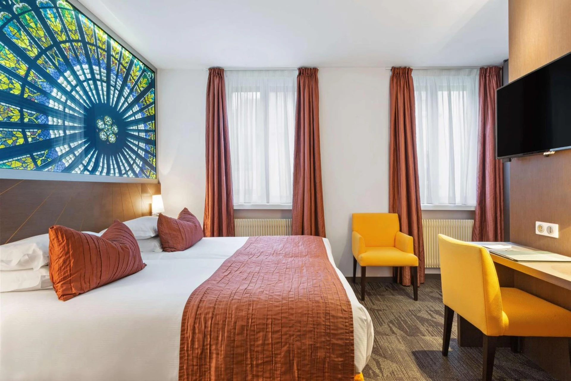 Chambre disponible pour un séminaire d'entreprise à Best Western Plus Monopole Métropole - Strasbourg