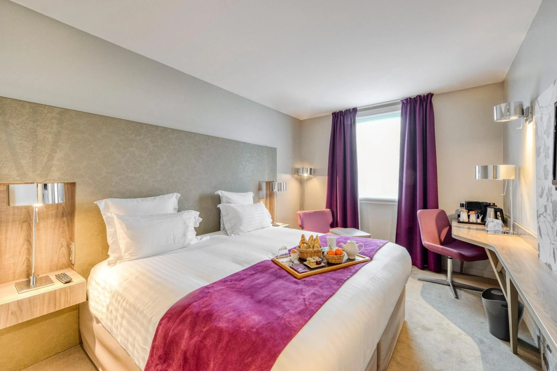 Chambre disponible pour un séminaire d'entreprise à Best Western Plus Paris Velizy - Vélizy-Villacoublay
