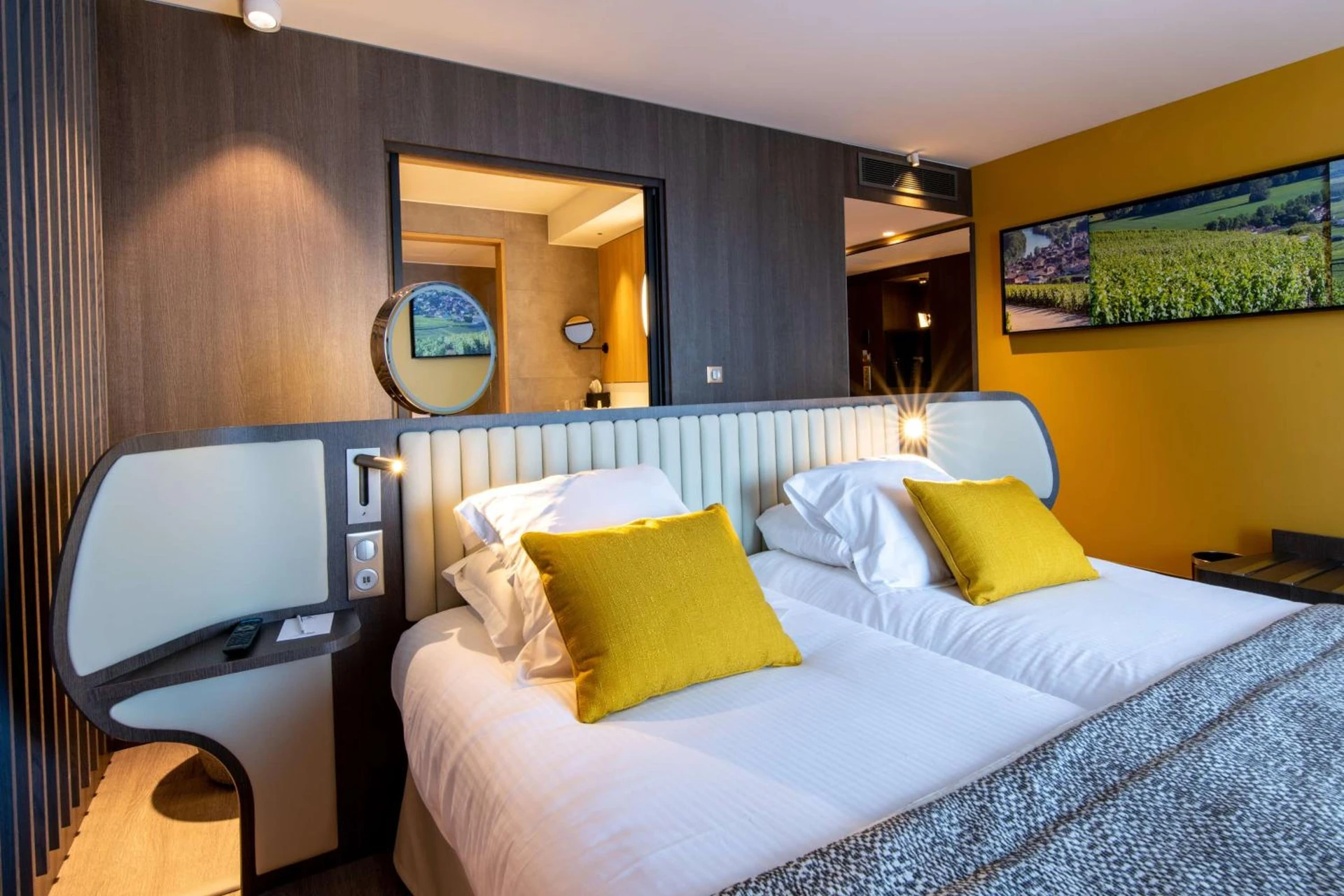 Chambre disponible pour un séminaire d'entreprise à Best Western Premier Hotel de la Paix - Reims
