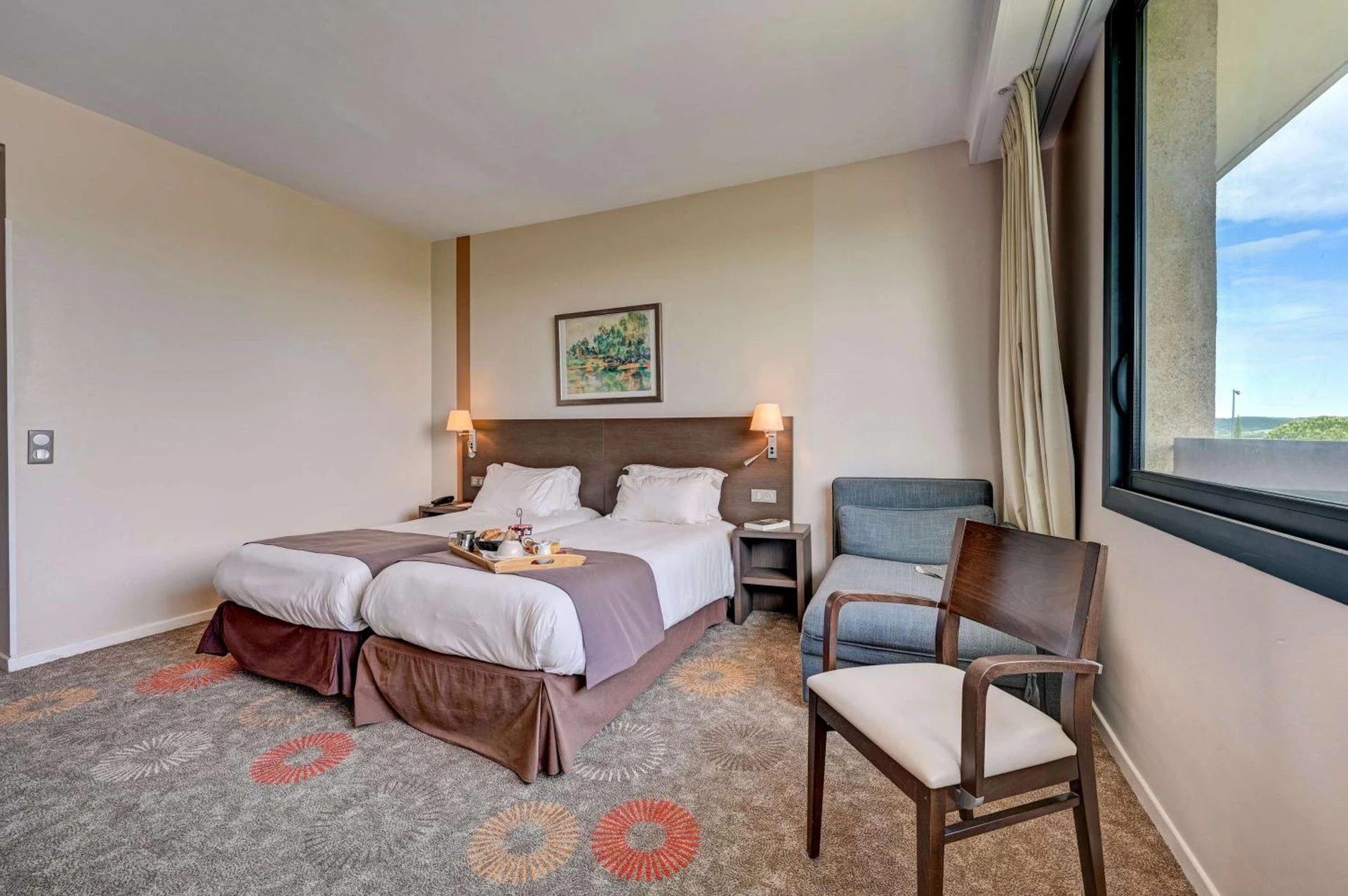 Magnifique chambre pour un séminaire d'entreprise à Best Western Sévan Parc Hôtel - Pertuis