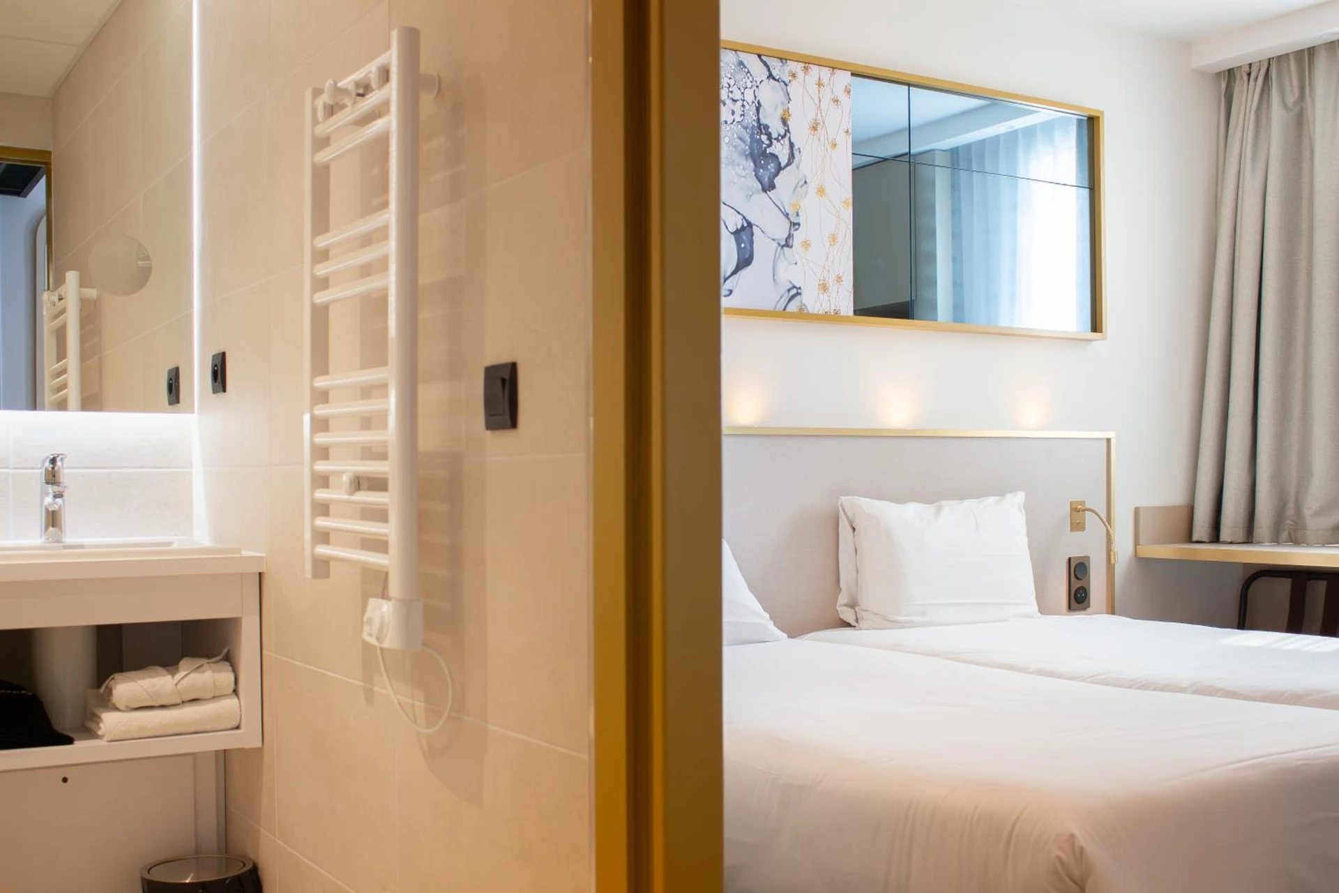 Chambre disponible pour un séminaire d'entreprise à Brit Hotel Bordeaux Aéroport - Le Soretel - Mérignac