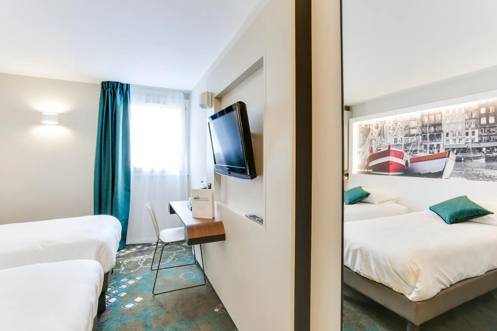 Chambre disponible pour un séminaire d'entreprise à Brit Hotel Caen Nord - Mémorial - Nice