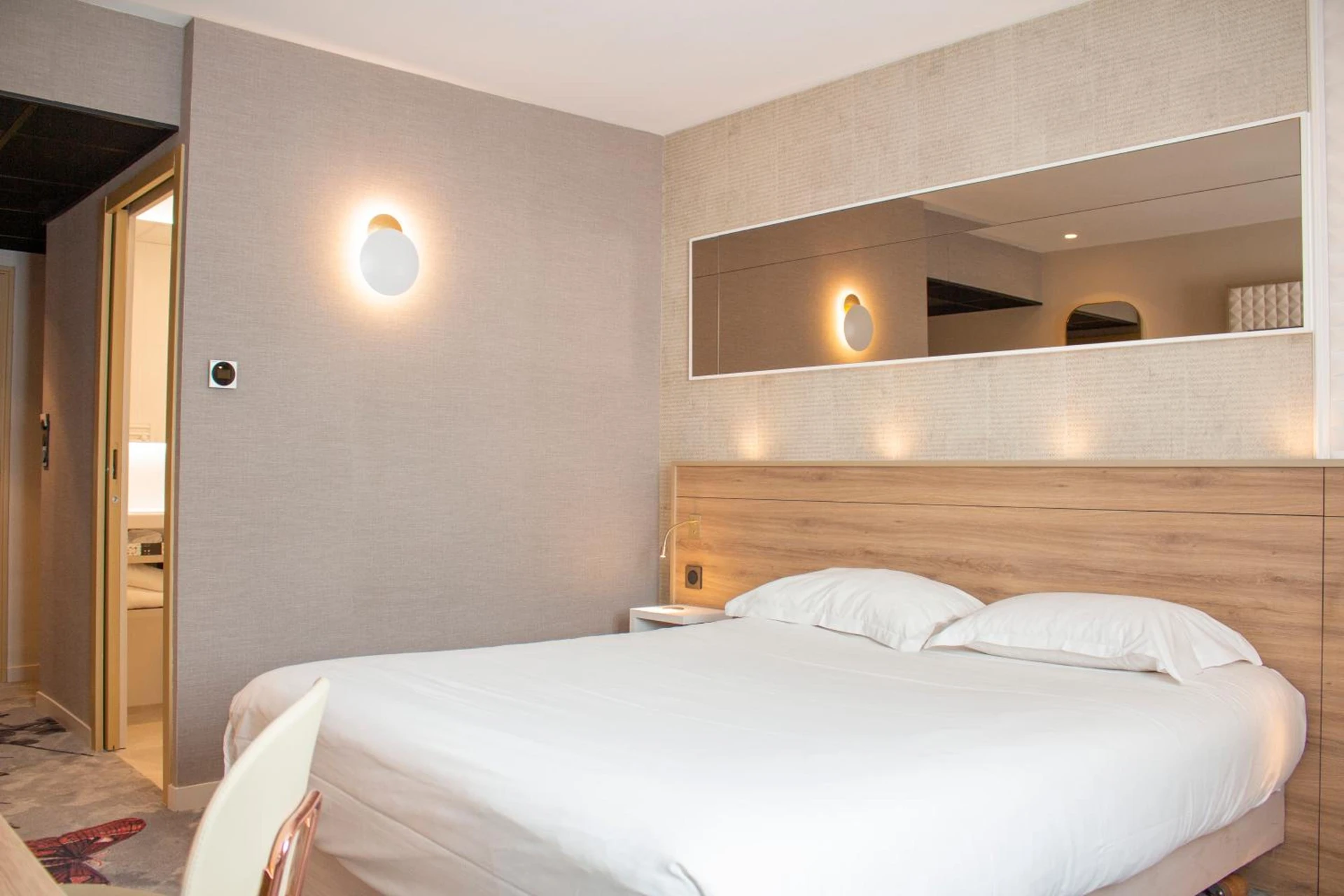 Chambre à Brit Hotel Nantes Vigneux - L'Atlantel - Organiser un séminaire d'entreprise à Vigneux-de-Bretagne