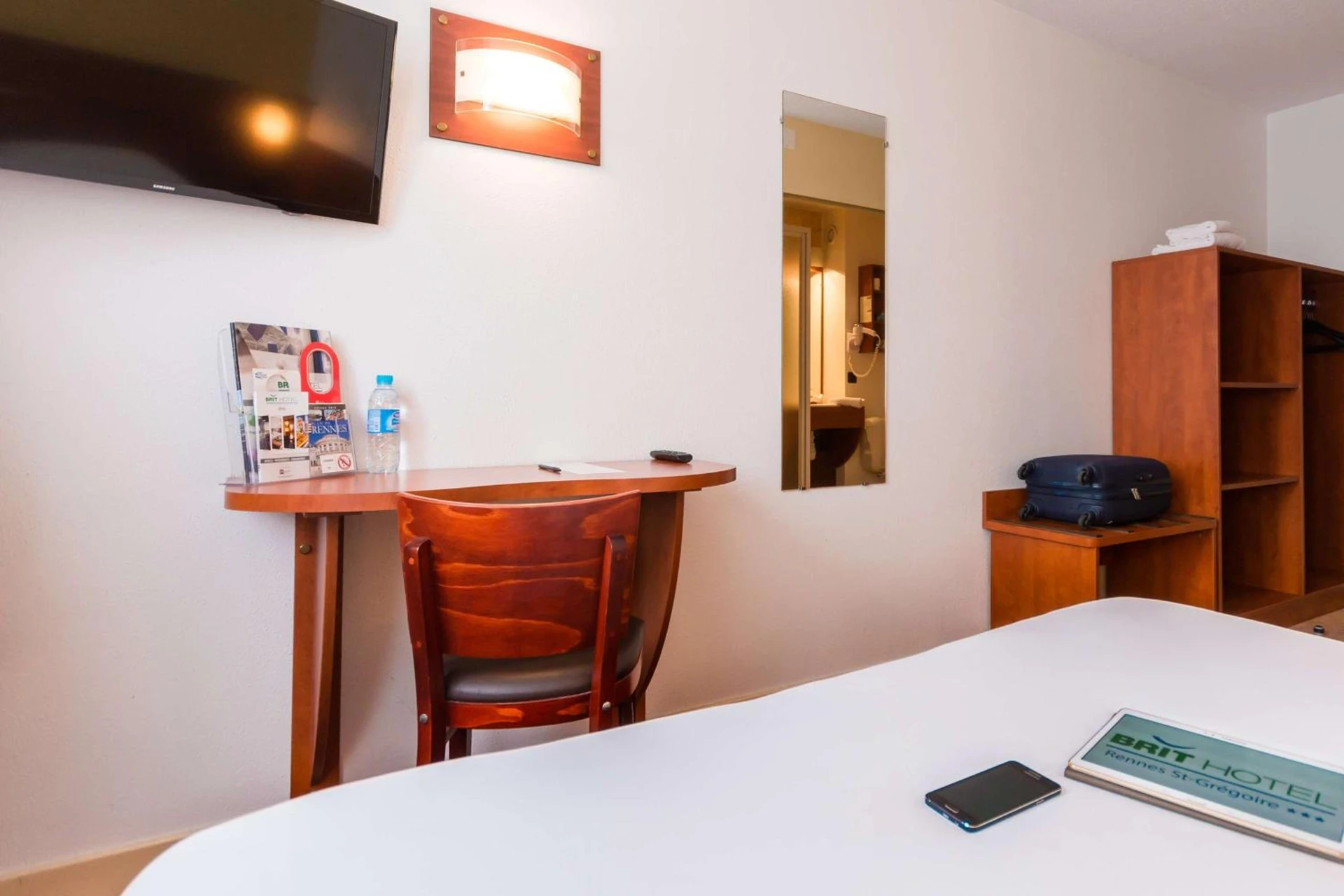 Chambre disponible pour un séminaire d'entreprise à Brit Hotel Rennes St Grégoire – Le Villeneuve - Talence