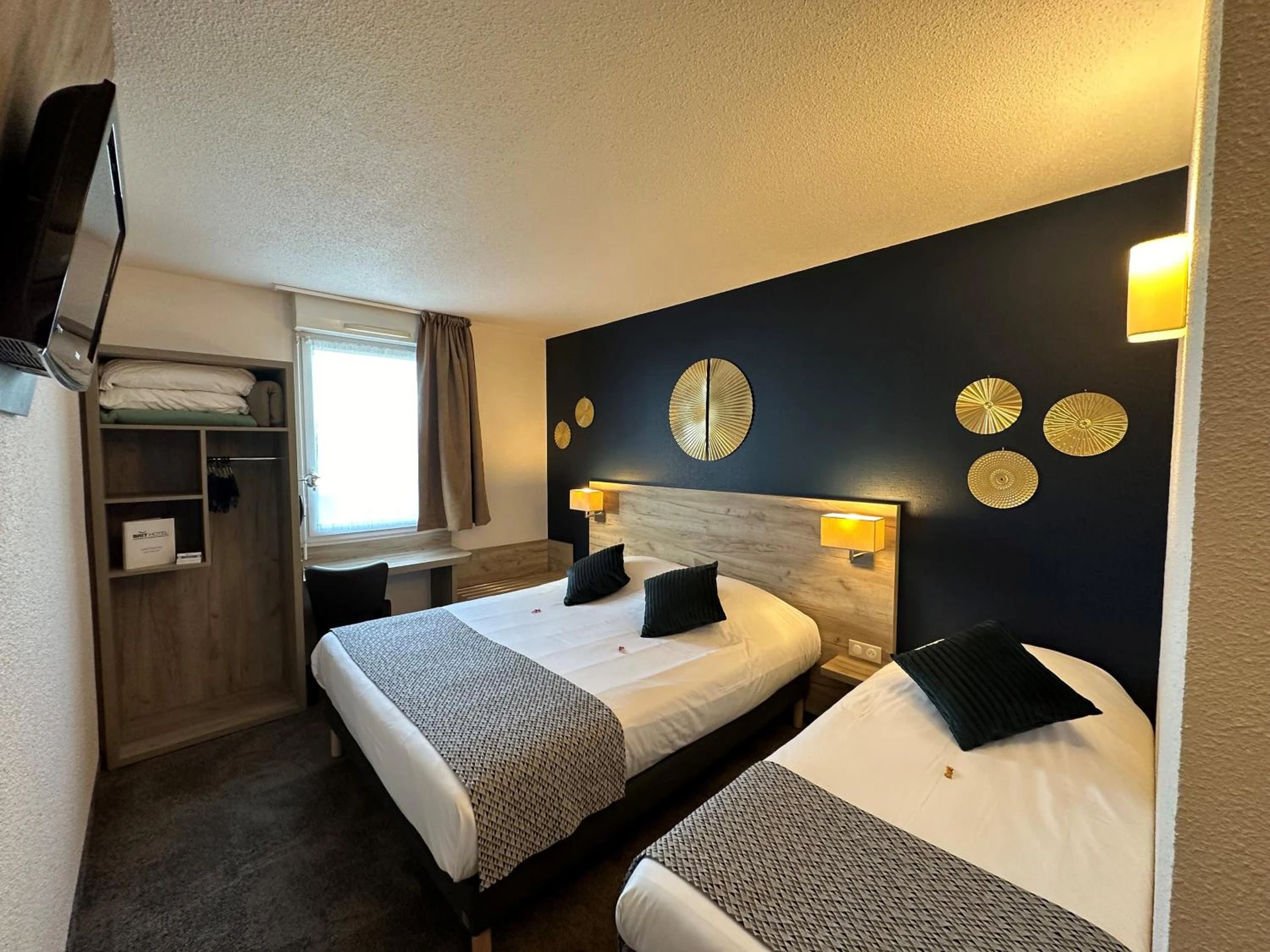 Chambre disponible pour un séminaire d'entreprise à Brit Hotel Saumur - Distré