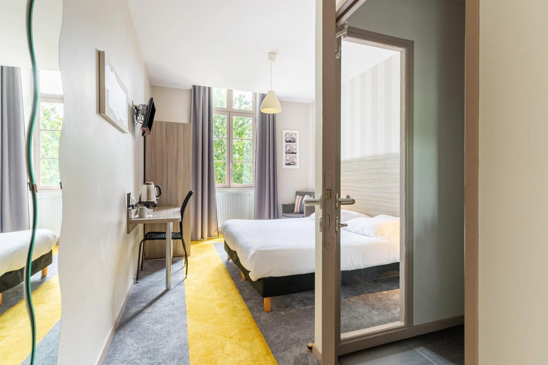 Chambre disponible pour un séminaire d'entreprise à Brit Hotel Spa Le Connetable - Dinan