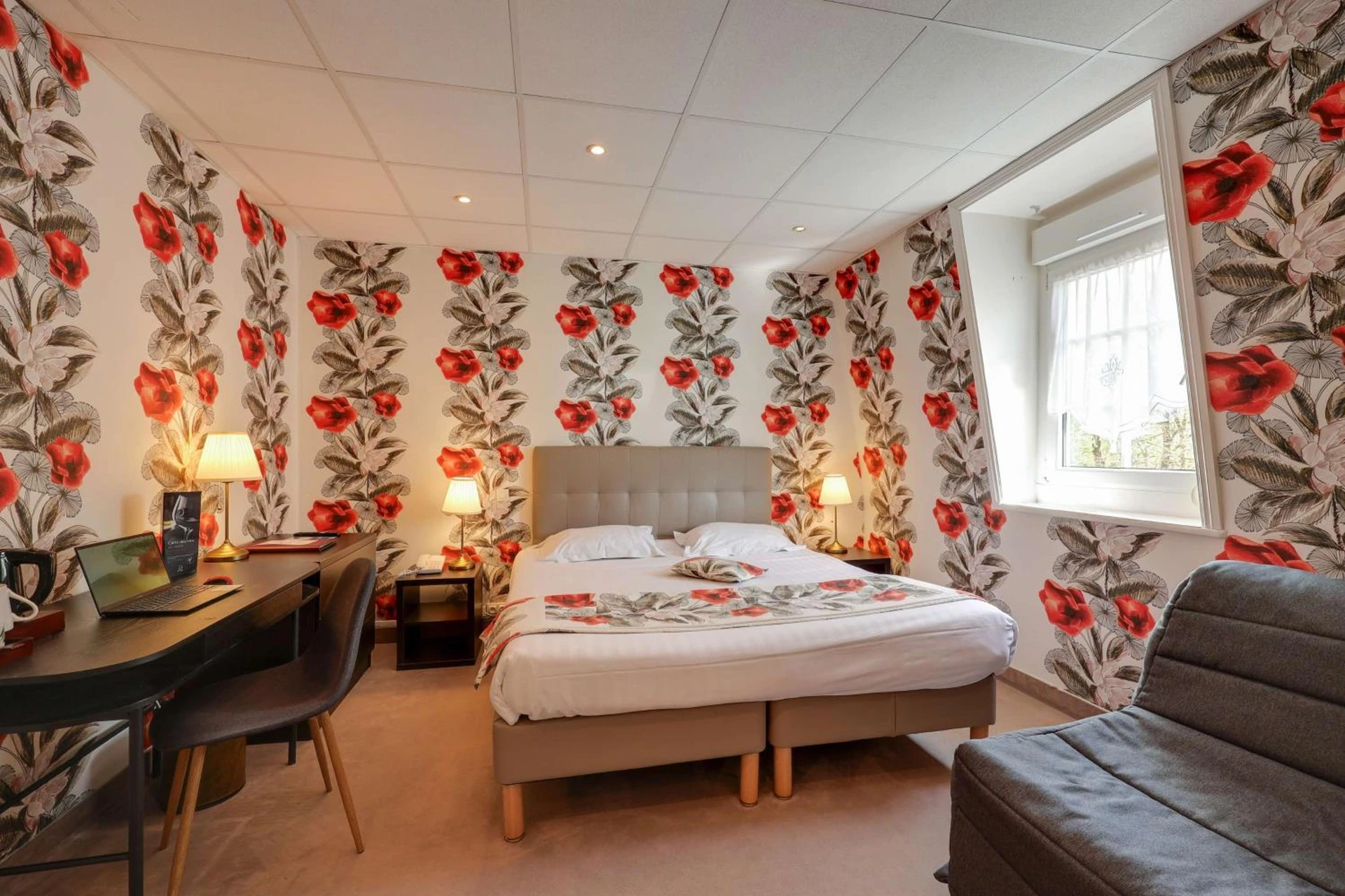 Magnifique chambre pour un séminaire d'entreprise à BRIT HOTEL & SPA Le Roc au Chien - Bagnoles-de-l'Orne