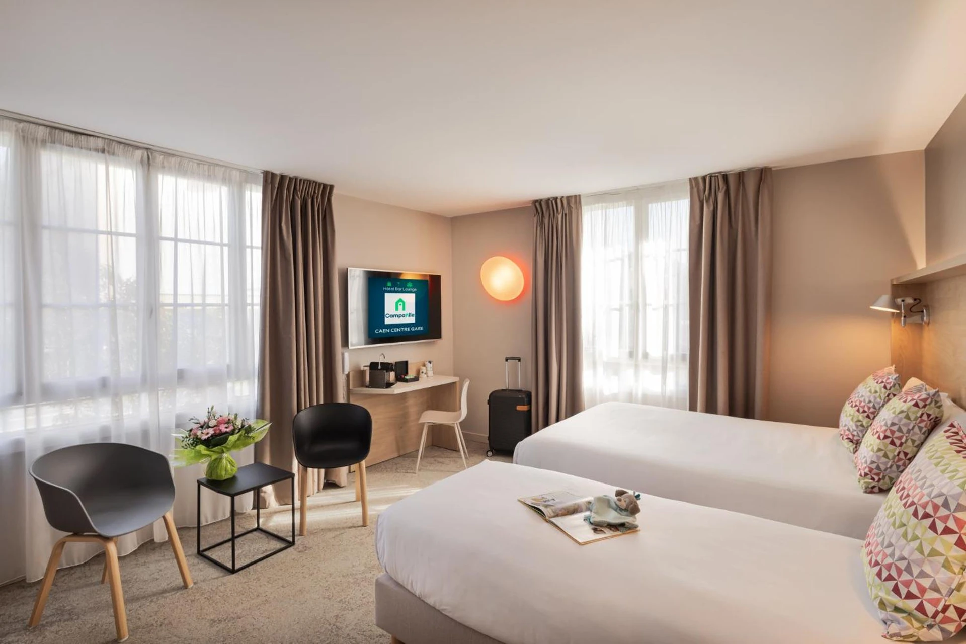Chambre disponible pour un séminaire d'entreprise à Campanile Caen Centre Gare - Caen