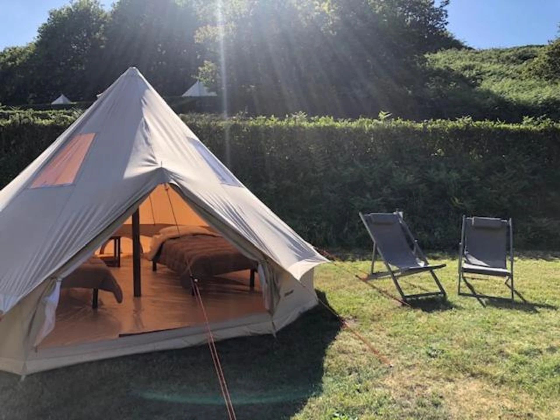Ambiance de travail pour séminaire d'entreprise à Camping Cap-Ouest - Lanvéoc