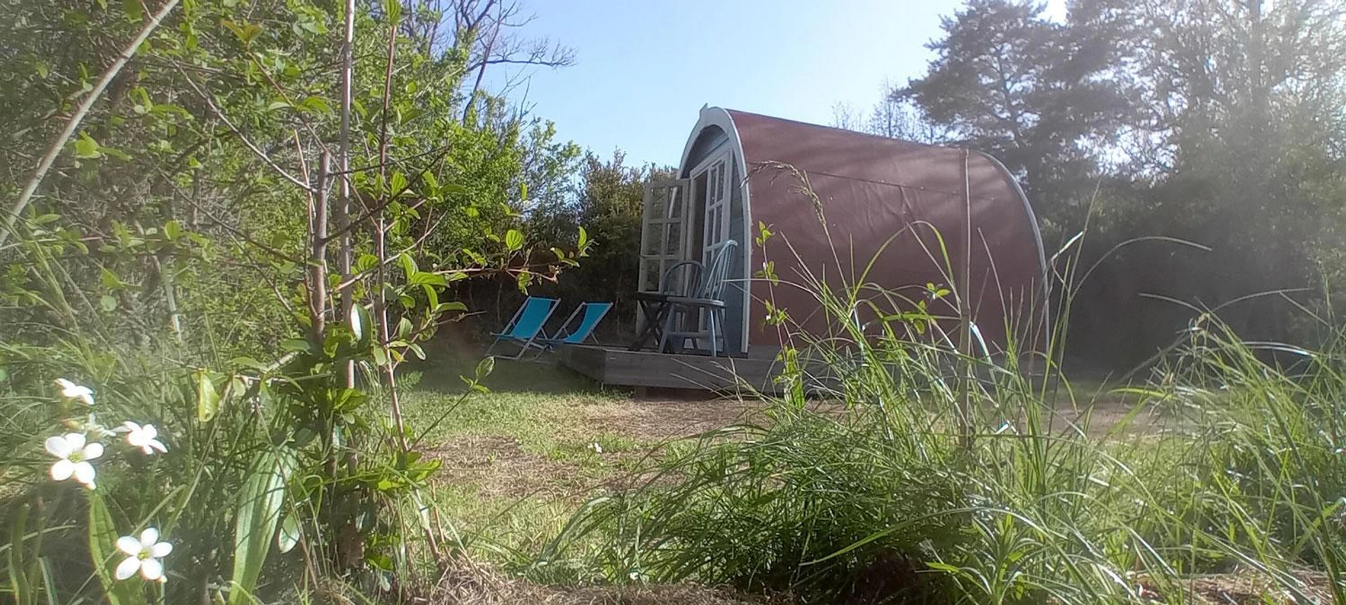 Ambiance de travail pour séminaire d'entreprise à Camping Humawaka - Comps-sur-Artuby
