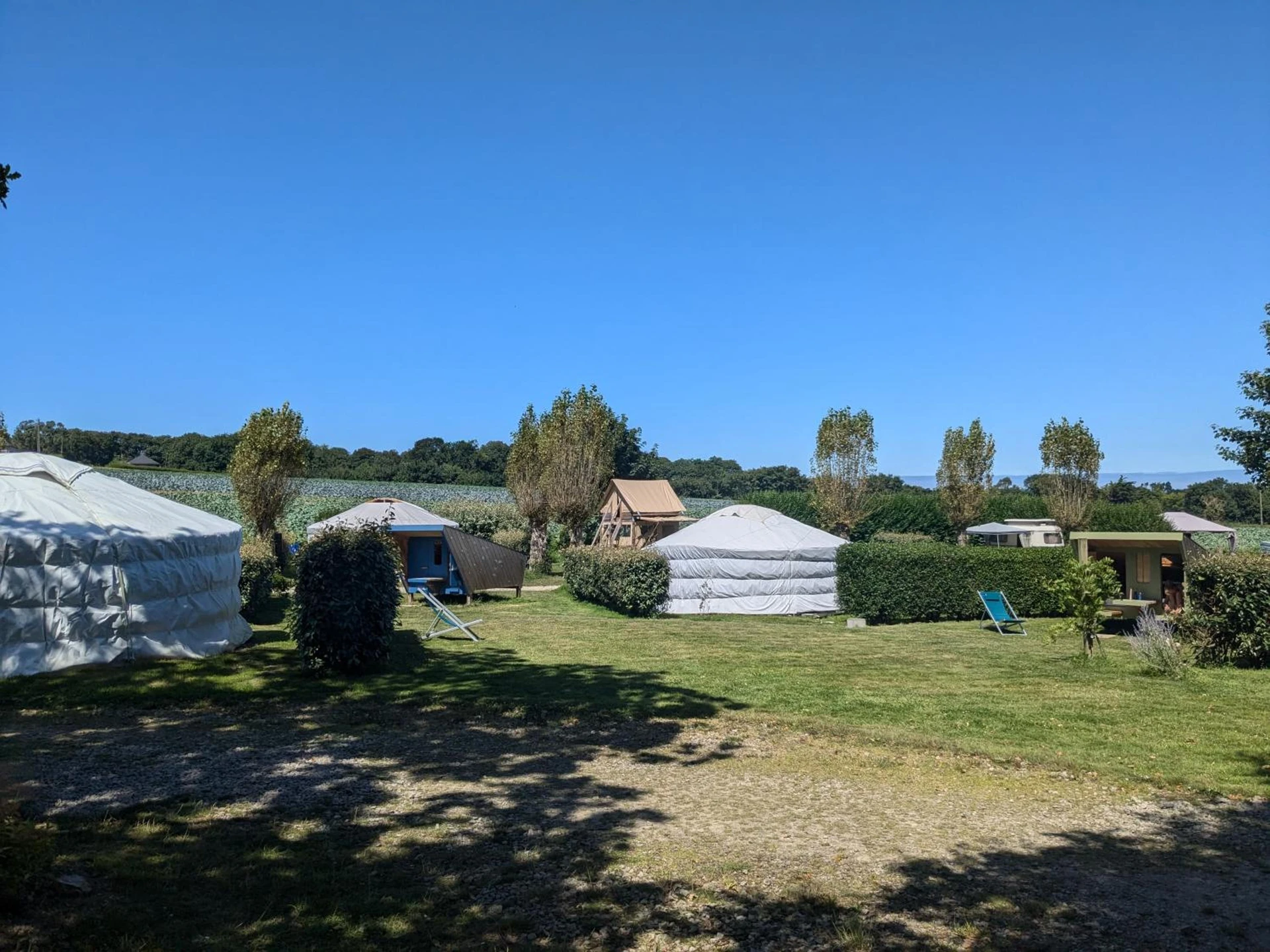 Chambre à Camping Kerlaudy Mer et Yourtes - Organiser un séminaire d'entreprise à Plouénan