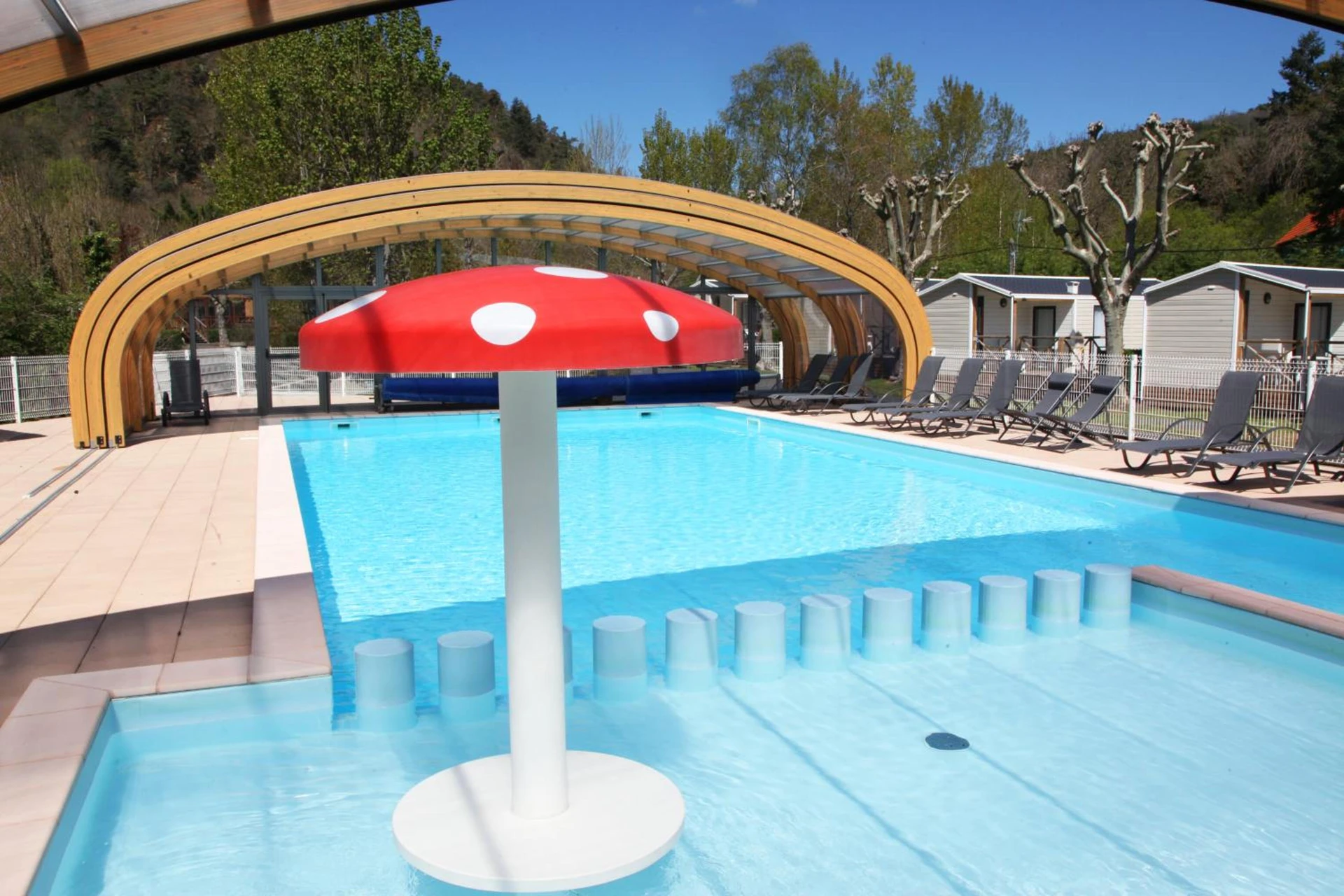 Chambre à Camping La Clé des Champs - Organiser un séminaire d'entreprise à Saint-Nectaire