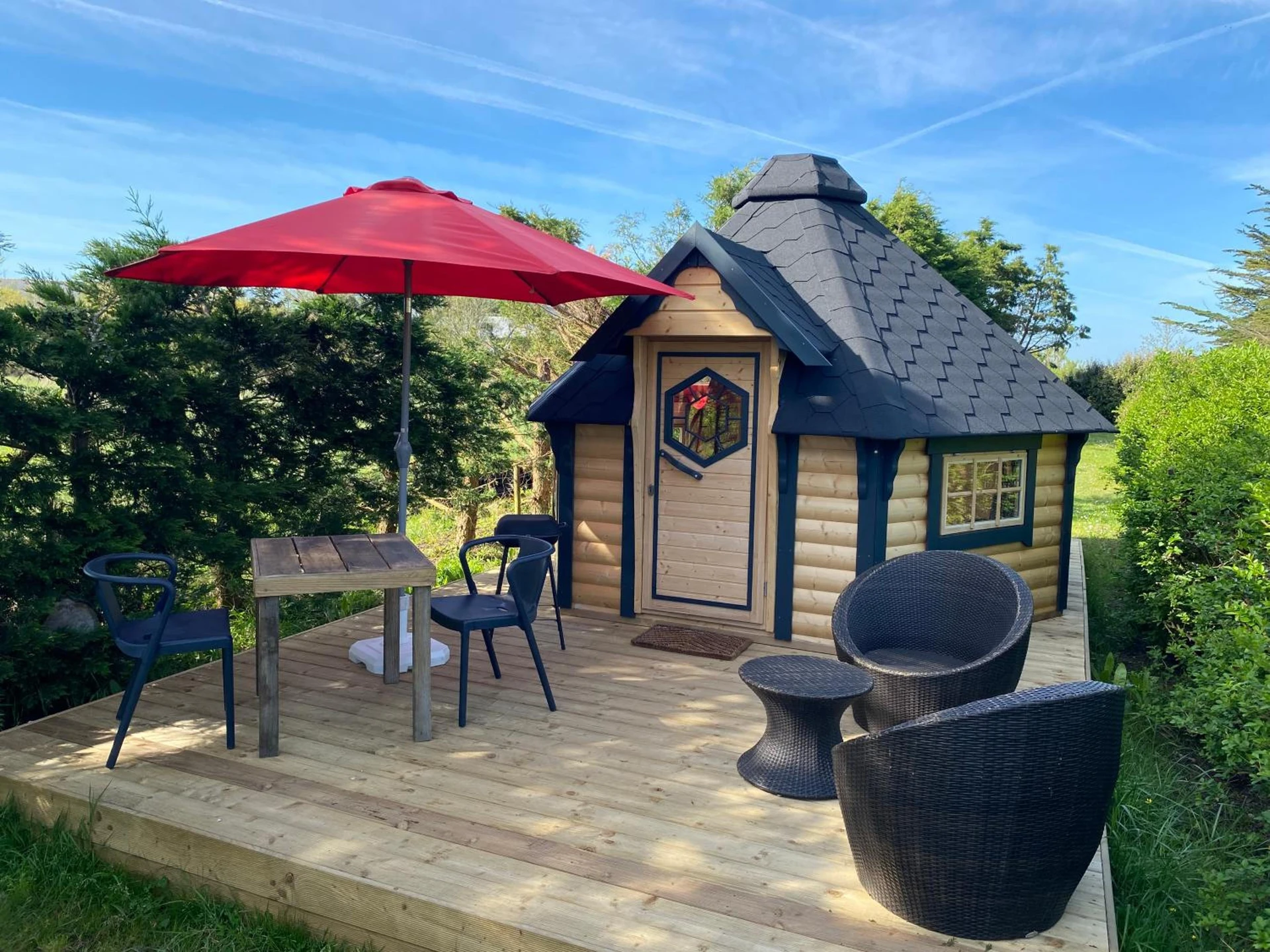 Ambiance de travail pour séminaire d'entreprise à Camping Paradis le Moulin des Oies - Belz