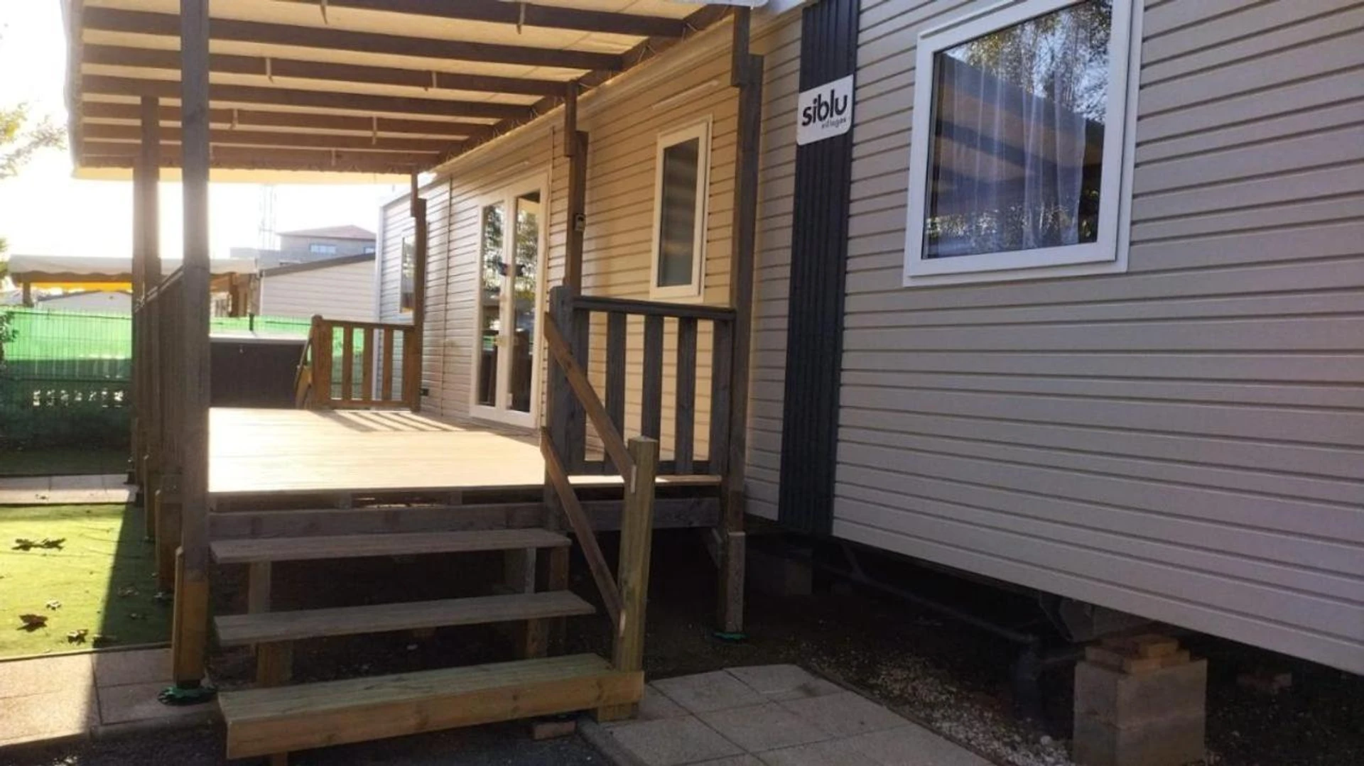 Chambre à Mobil-home climatisé à Valras Plage dans le camping 4 étoiles les Sables du midi à 800m de la plage - Organiser un séminaire d'entreprise à Sérignan