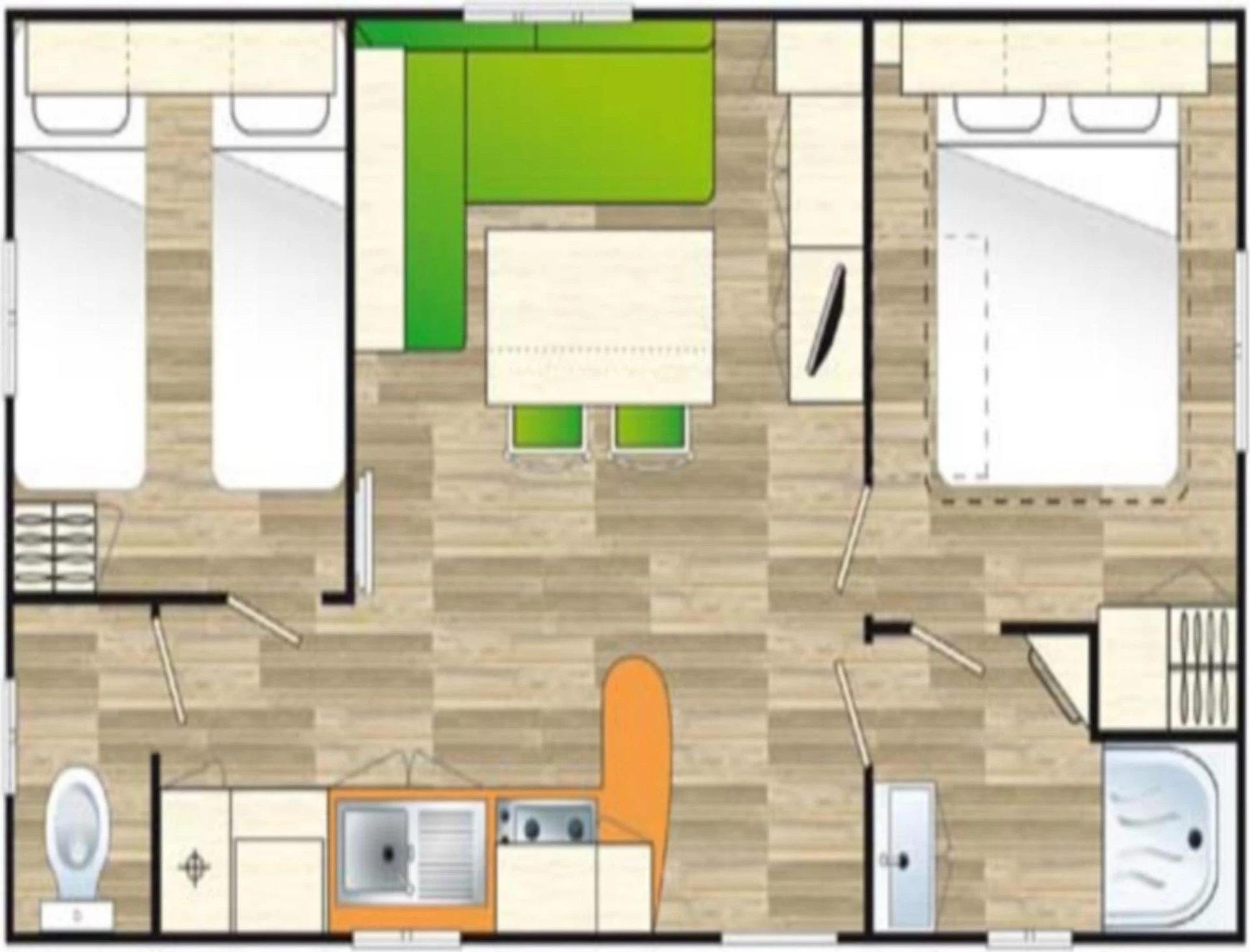 Chambre disponible pour un séminaire d'entreprise à Camping Les Sables Blancs - Concarneau