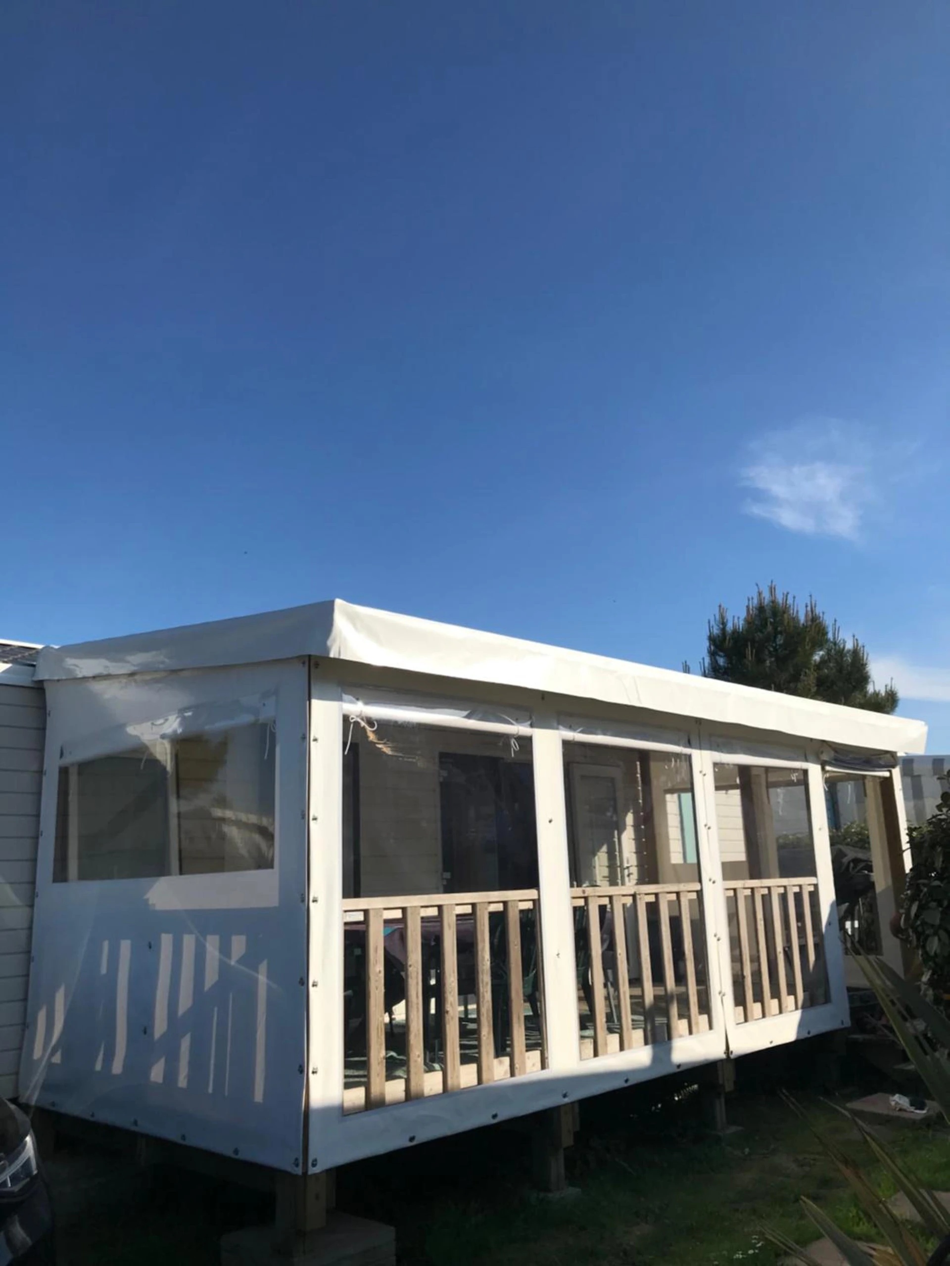 Chambre à Mobil home récent au calme dans camping VILLA LANDREAU proche de Saint Gilles Croix de Vie - Organiser un séminaire d'entreprise à Le Fenouiller