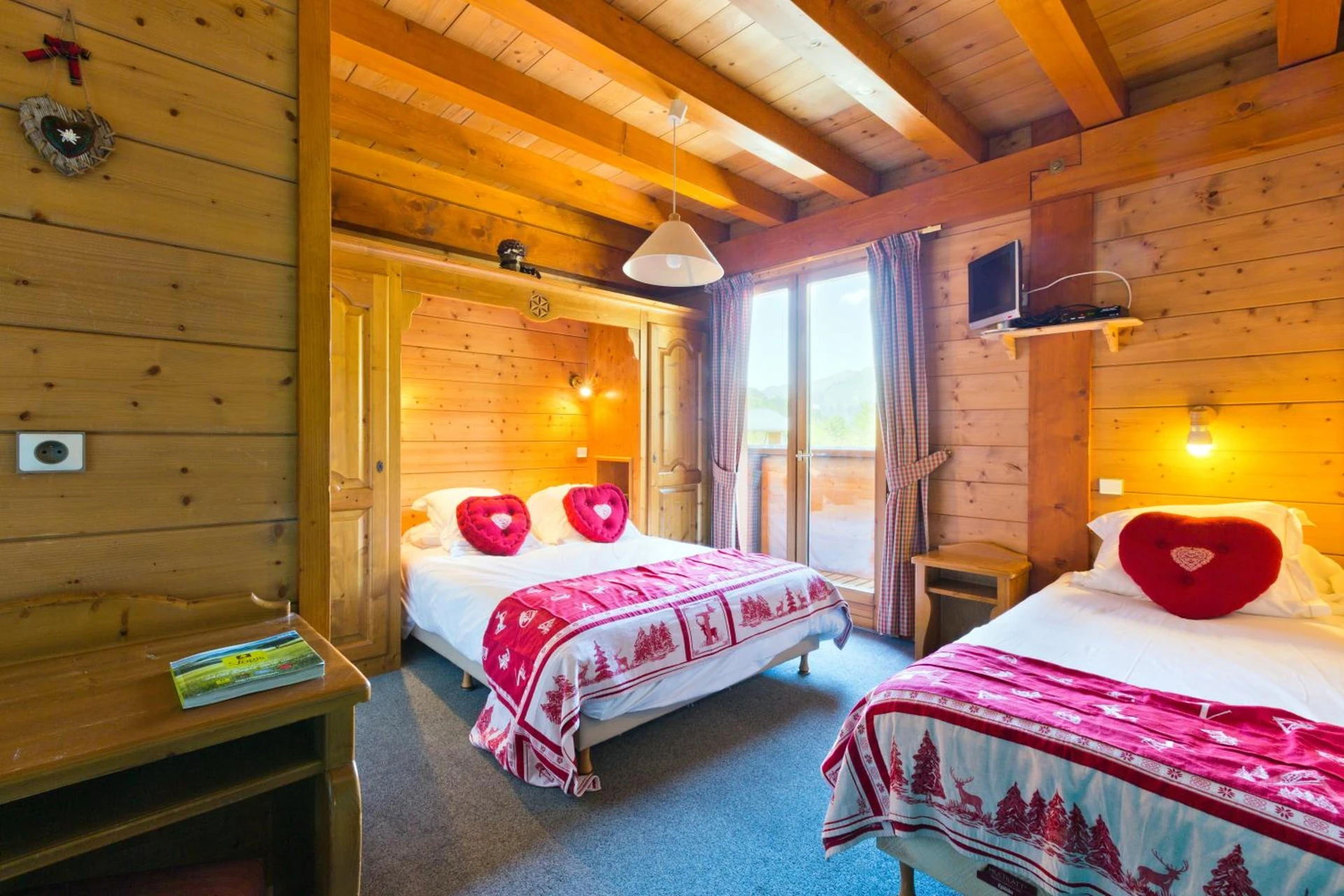 Chambre à Chalet Hôtel Aiguille Blanche Logis - Organiser un séminaire d'entreprise à Les Gets