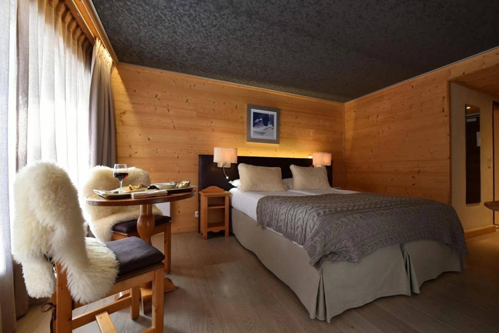 Chambre disponible pour un séminaire d'entreprise à Chalet-Hôtel La Chemenaz - Les Contamines-Montjoie
