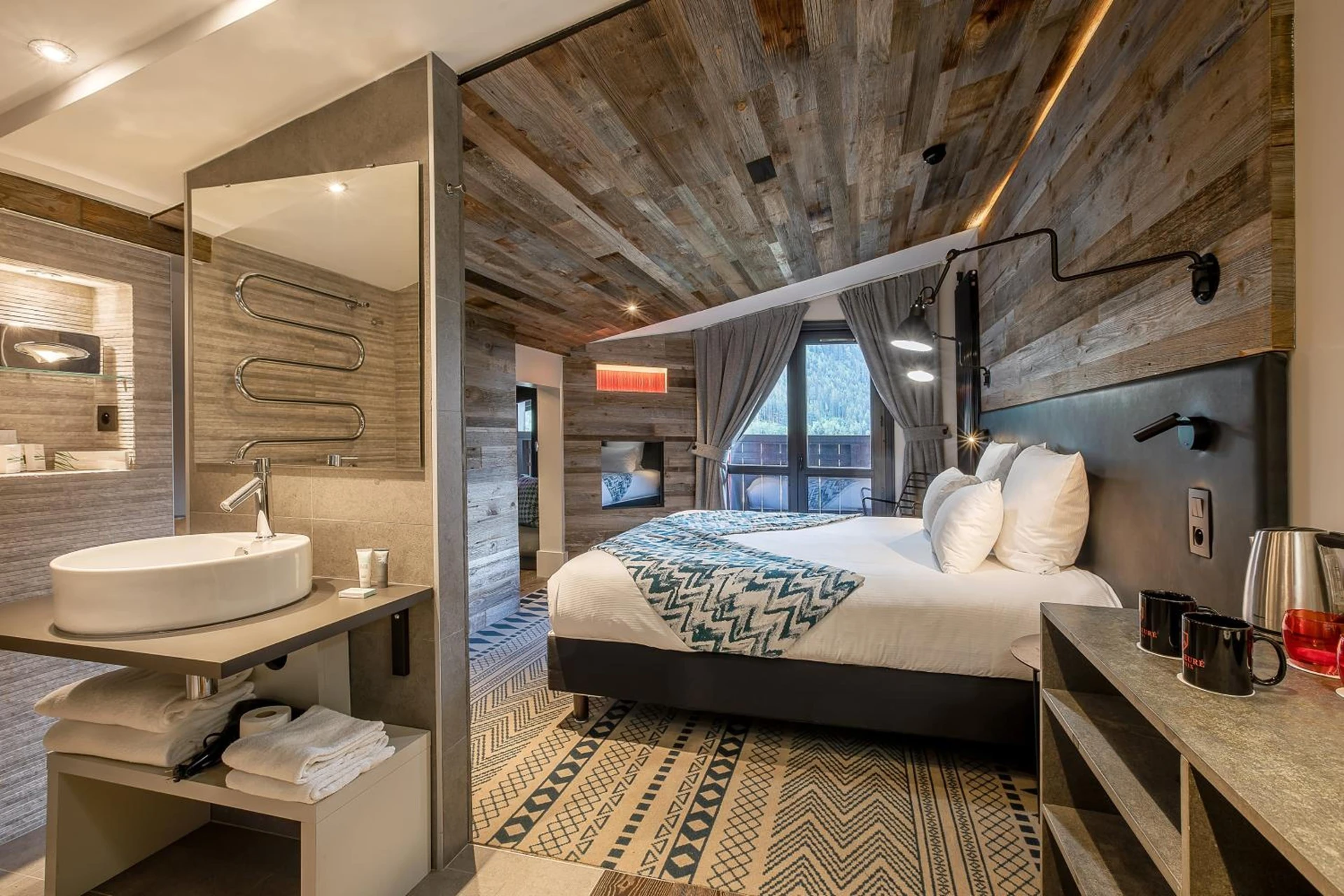 Chambre disponible pour un séminaire d'entreprise à Chalet Hôtel Le Prieuré & Spa - Chamonix-Mont-Blanc