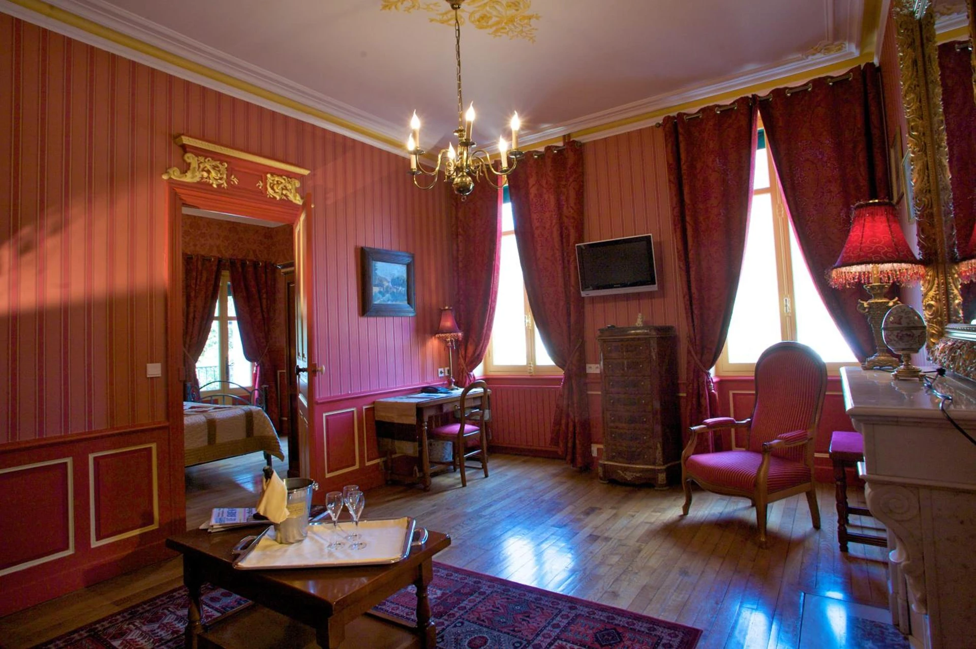Chambre disponible pour un séminaire d'entreprise à Château de Challanges - Beaune