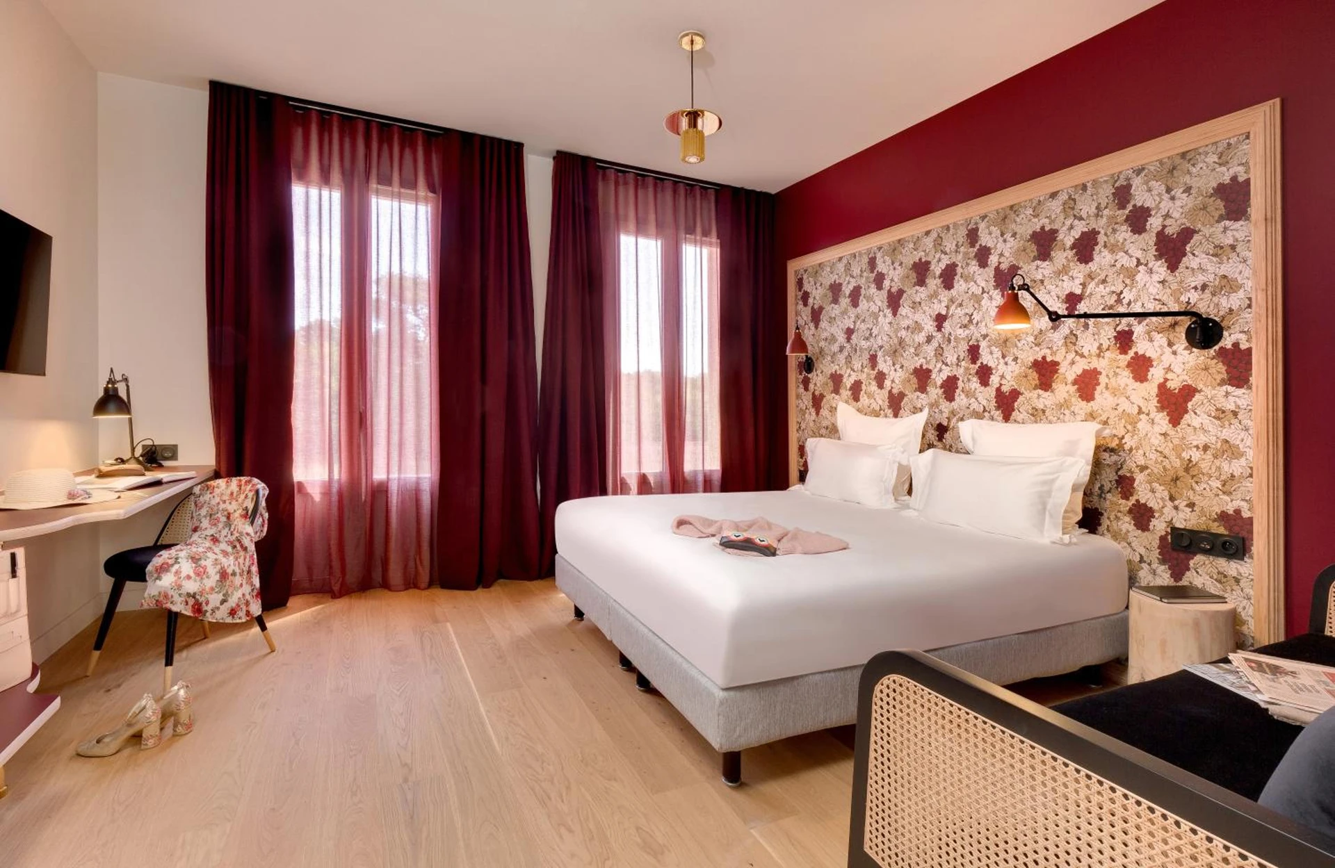 Chambre disponible pour un séminaire d'entreprise à Château Fage La Maison des Vignes - Groupe Teritoria - Arveyres