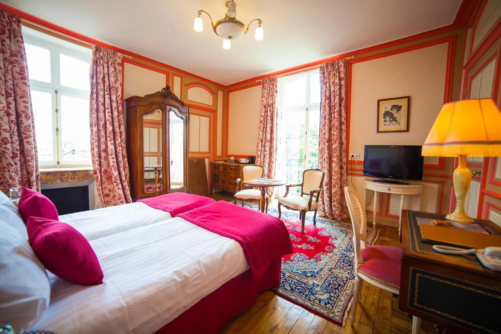 Chambre disponible pour un séminaire d'entreprise à Château Hôtel Du Colombier - Lisieux