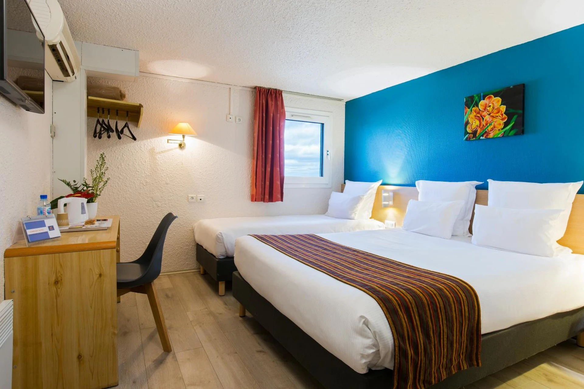 Chambre disponible pour un séminaire d'entreprise à Comfort Hotel Montlucon - Montluçon