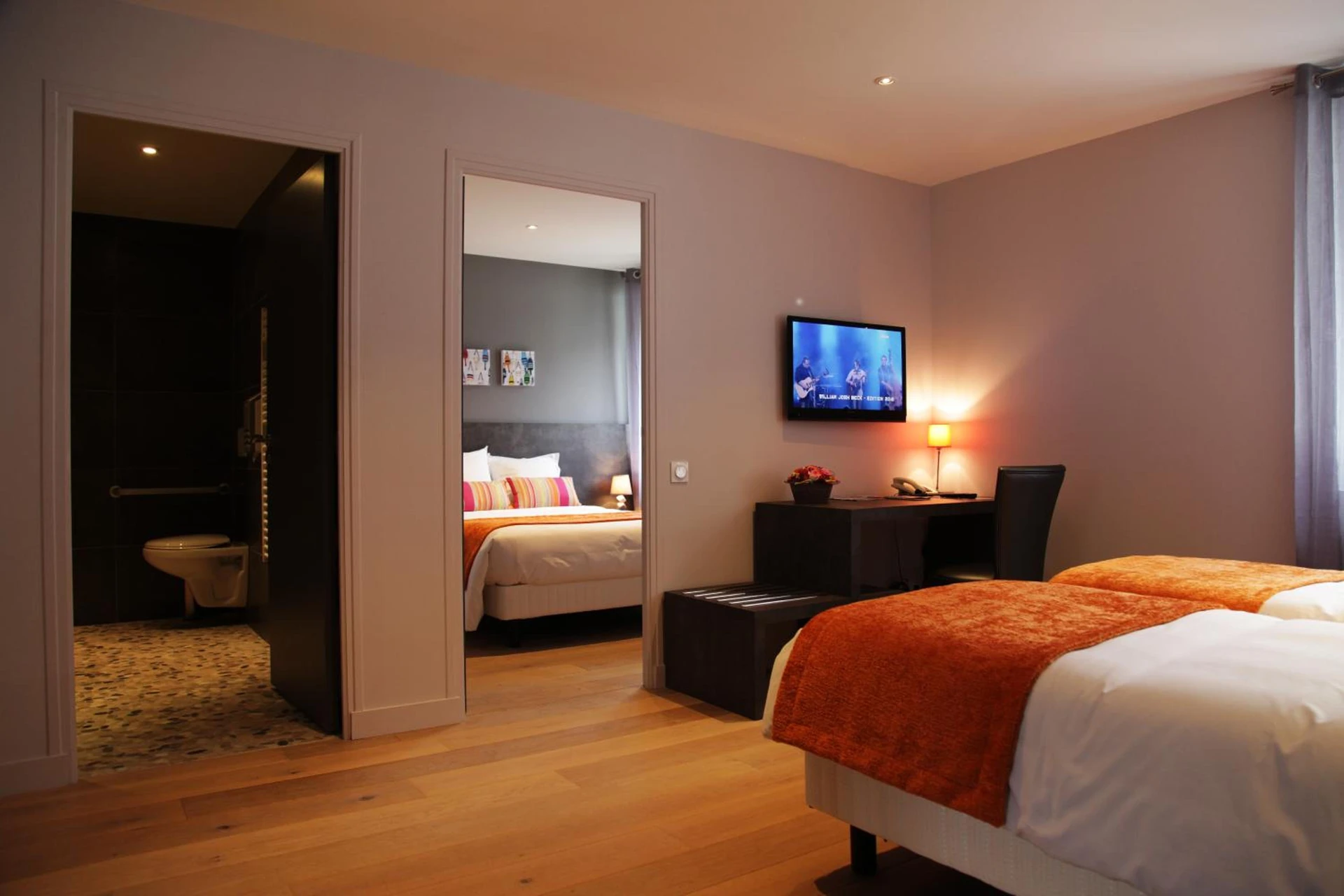 Chambre disponible pour un séminaire d'entreprise à Cozy Hôtel Logis Morlaix - Plouigneau