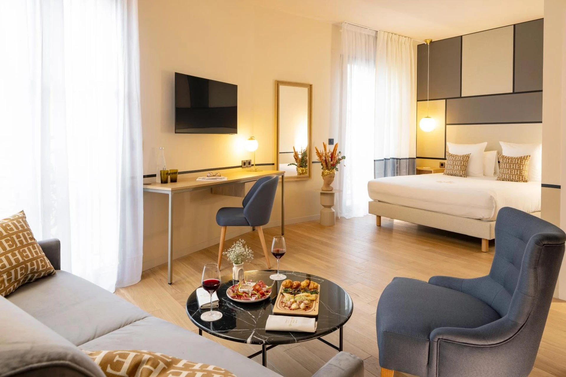Chambre disponible pour un séminaire d'entreprise à Epona Hôtel Sens - Paris
