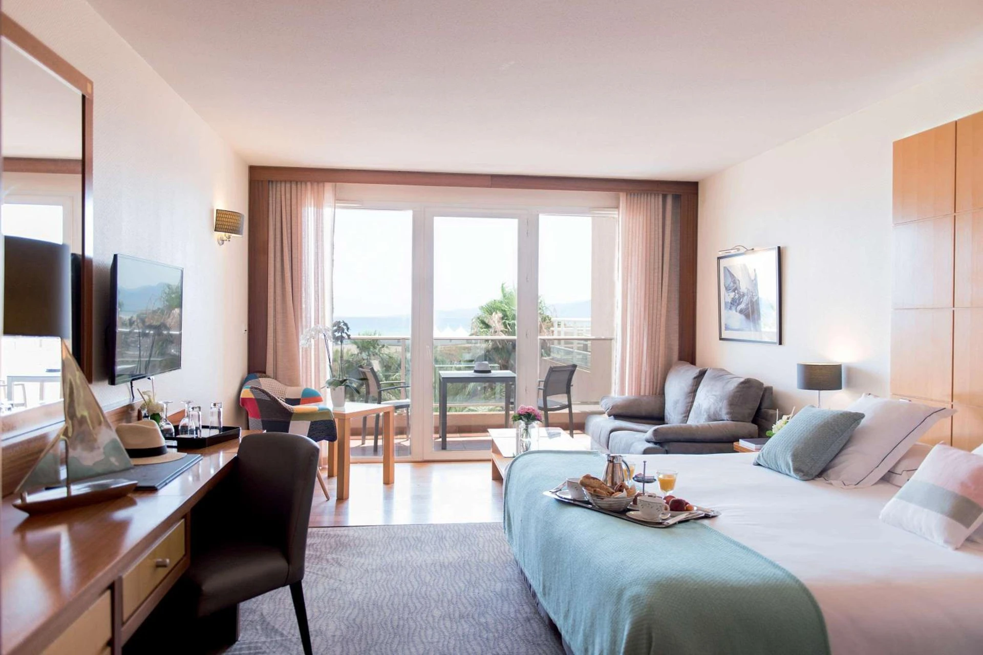 Chambre disponible pour un séminaire d'entreprise à Grand Hôtel Les Flamants Roses Thalasso & Spa - Canet-en-Roussillon