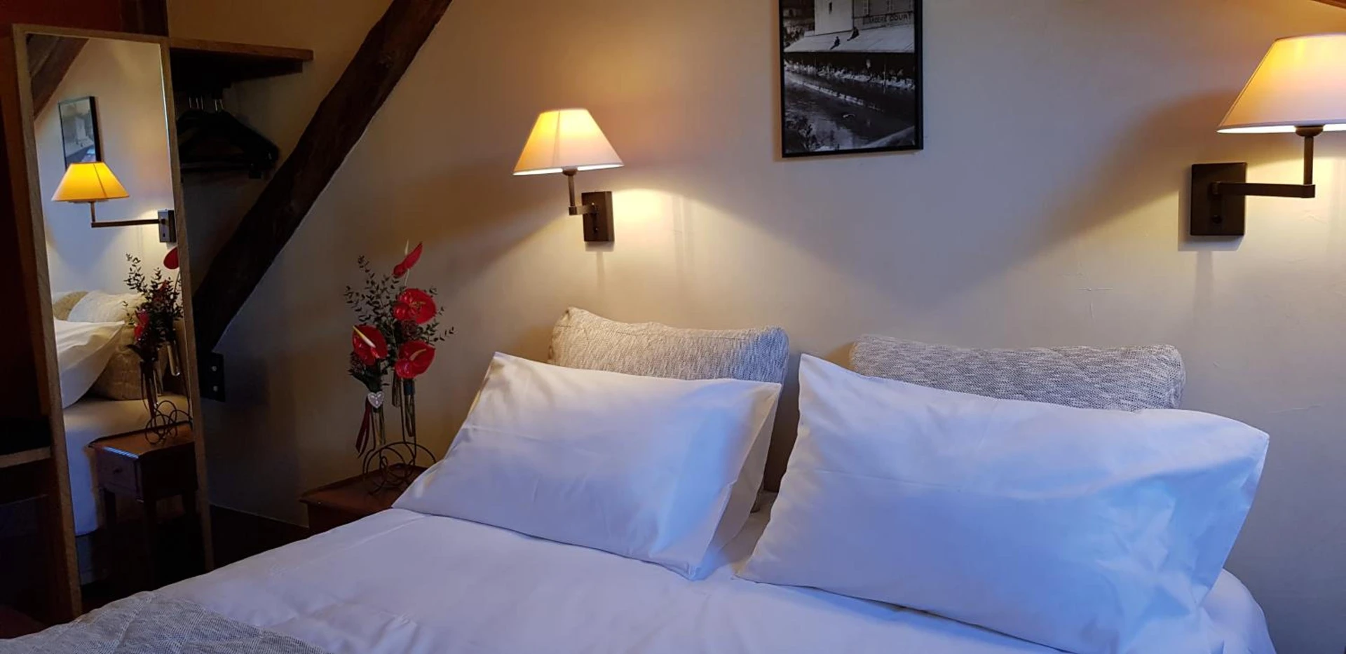 Chambre disponible pour un séminaire d'entreprise à Hostellerie De Bretonnière - Groupe Logis Hotels - Beaune