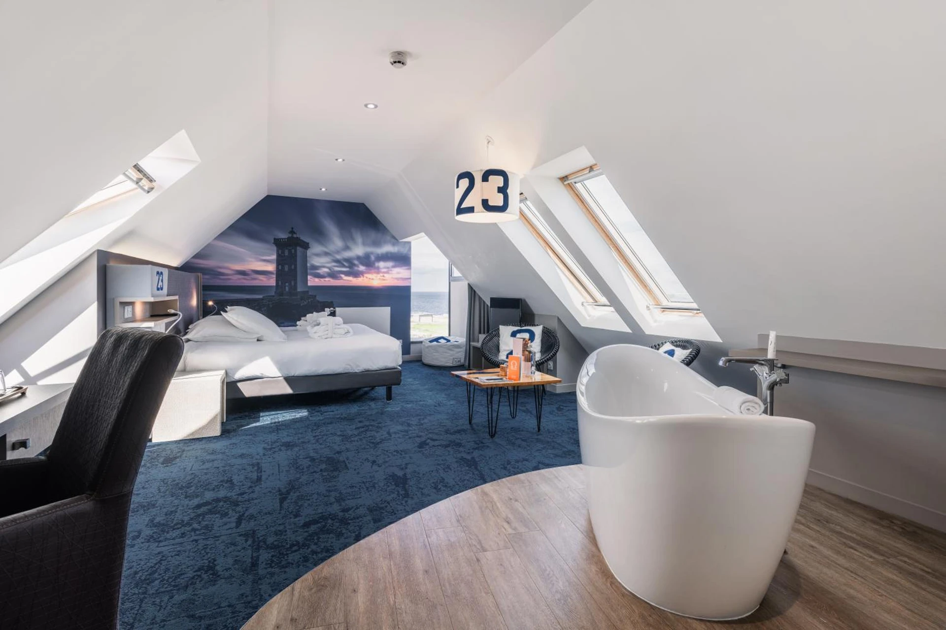 Ambiance de travail pour séminaire d'entreprise à Hostellerie de la Pointe Saint-Mathieu - SPA & Restaurant - Plougonvelin