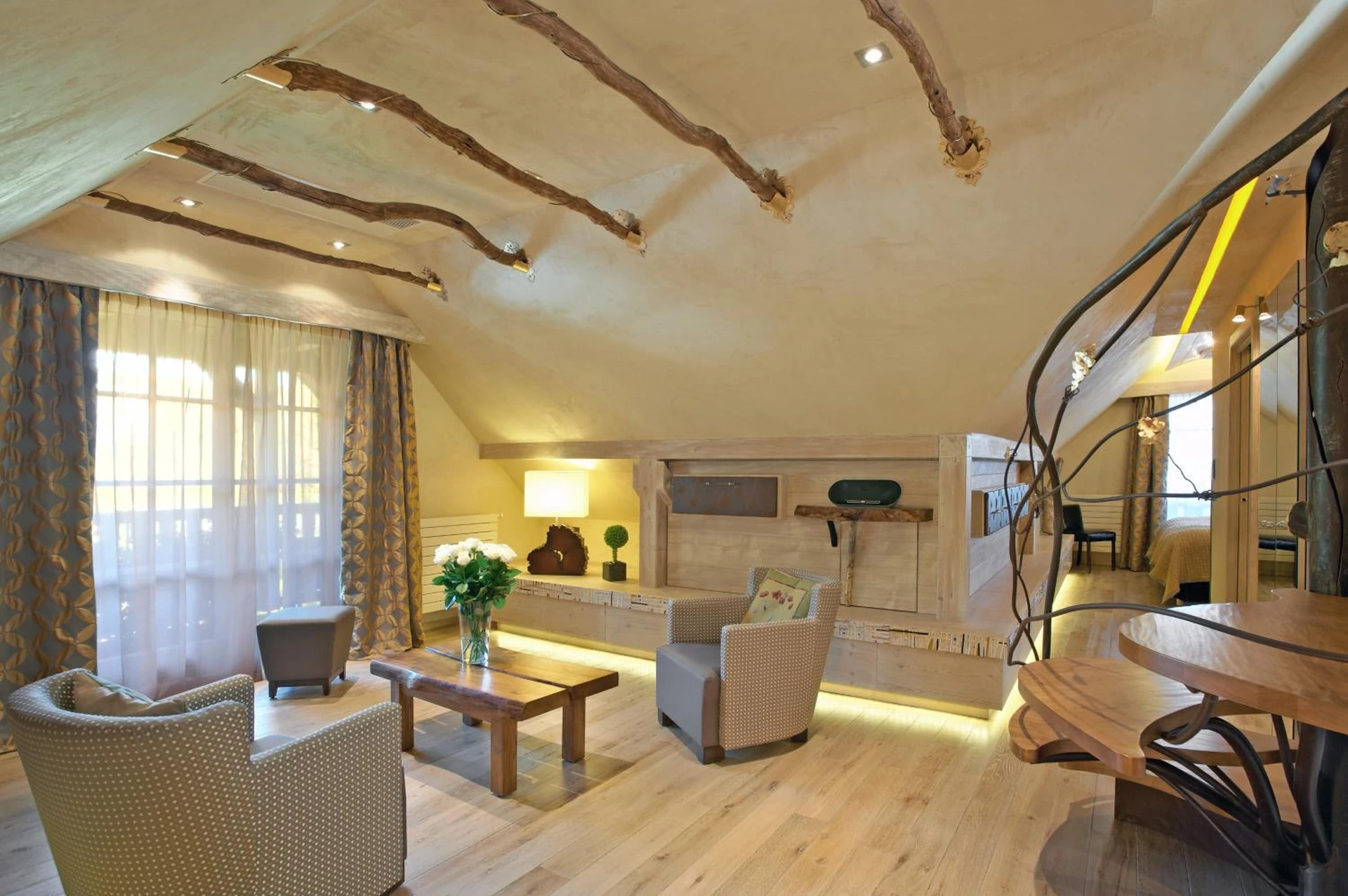 Magnifique chambre pour un séminaire d'entreprise à Hostellerie Des Châteaux & Spa - Ottrott