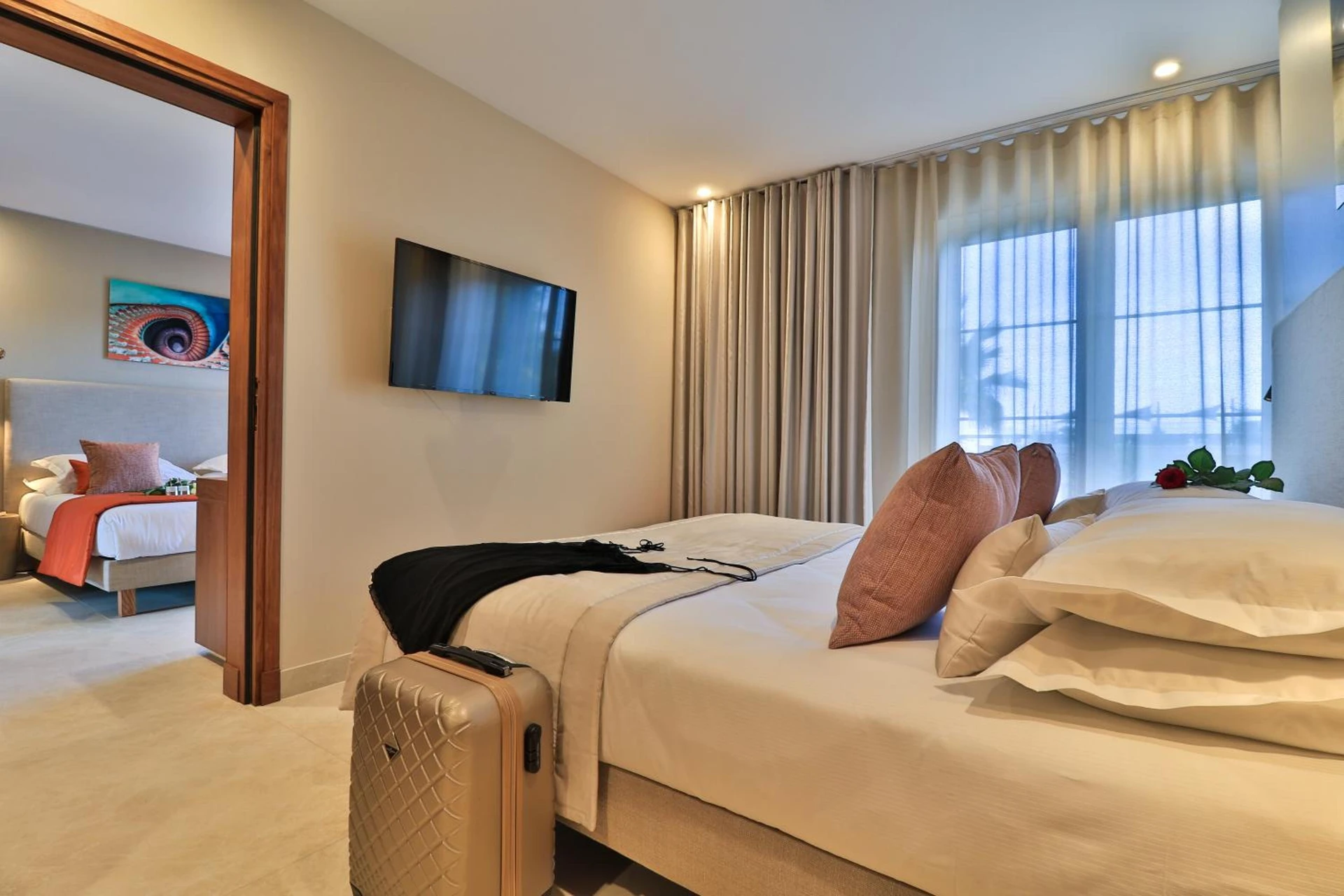 Magnifique chambre pour un séminaire d'entreprise à Hostellerie La Farandole - Sanary-sur-Mer