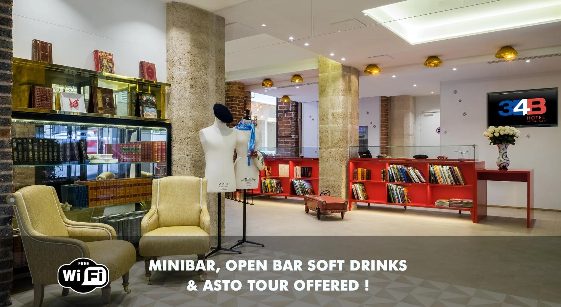 Salle de séminaire à Hotel 34B - Astotel - Organiser un événement professionnel à Paris