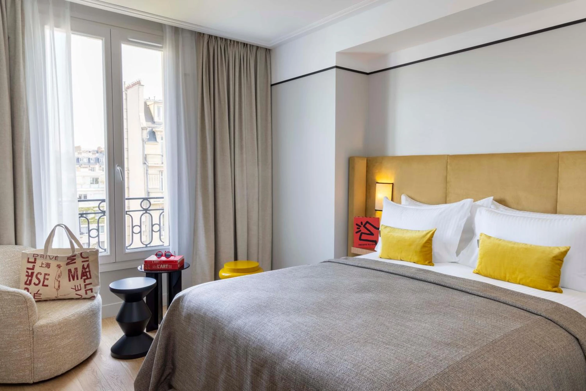 Magnifique chambre pour un séminaire d'entreprise à Hotel Le 37 Bis - Neuilly-sur-Seine